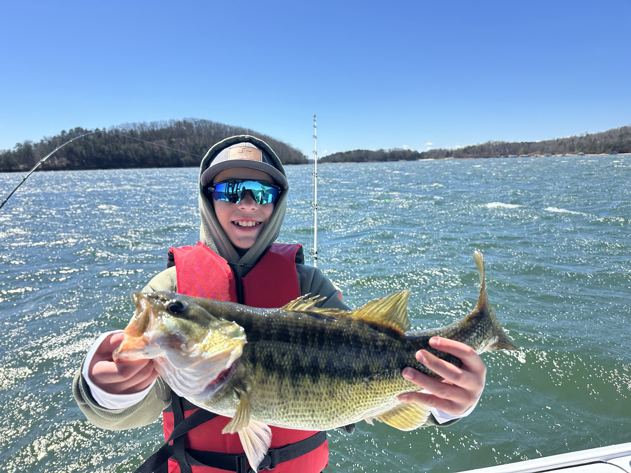 March Striped Bass And Spotted Bass Action
