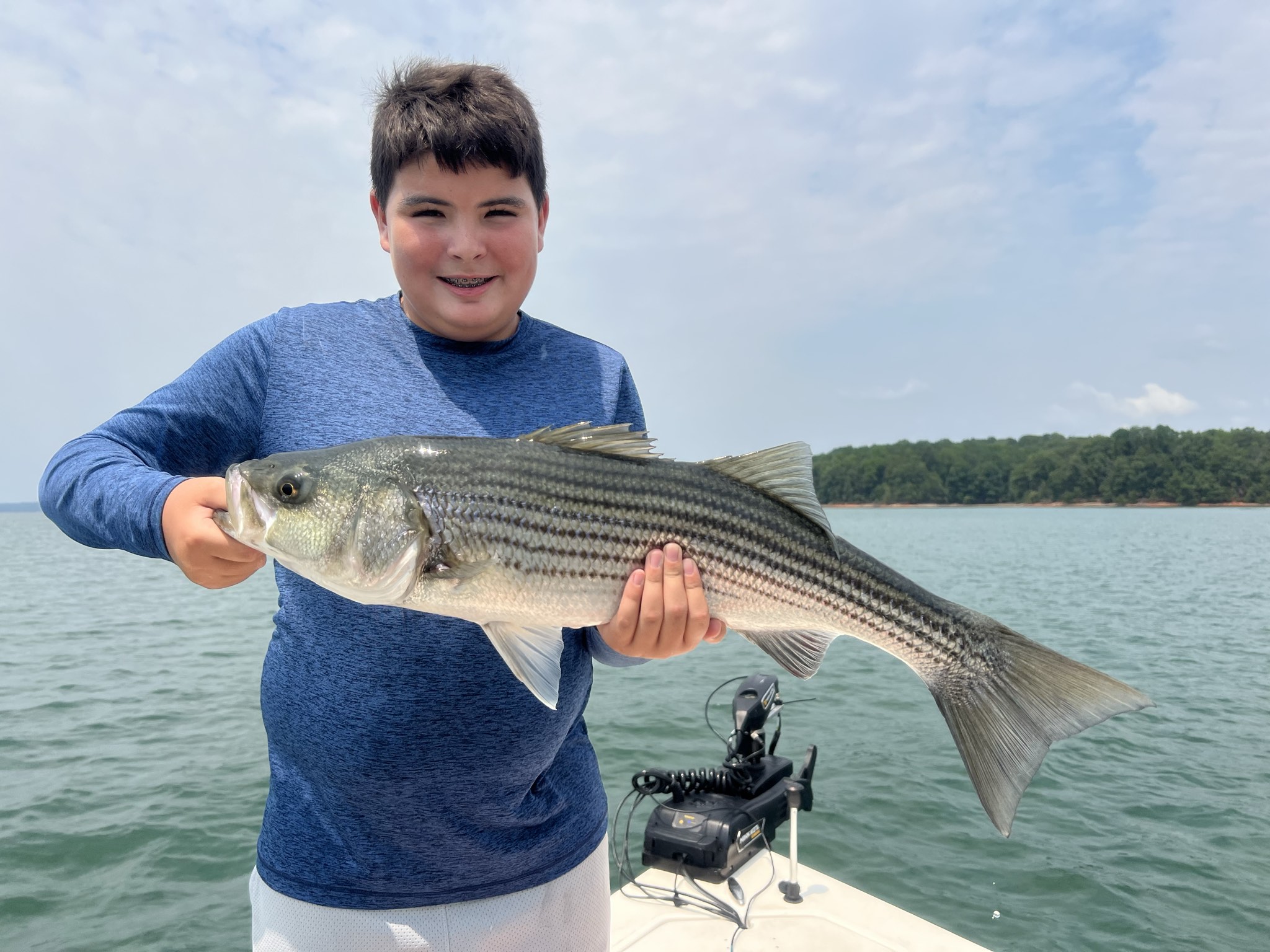 Summer Striped Bass Action On Lake Lanier