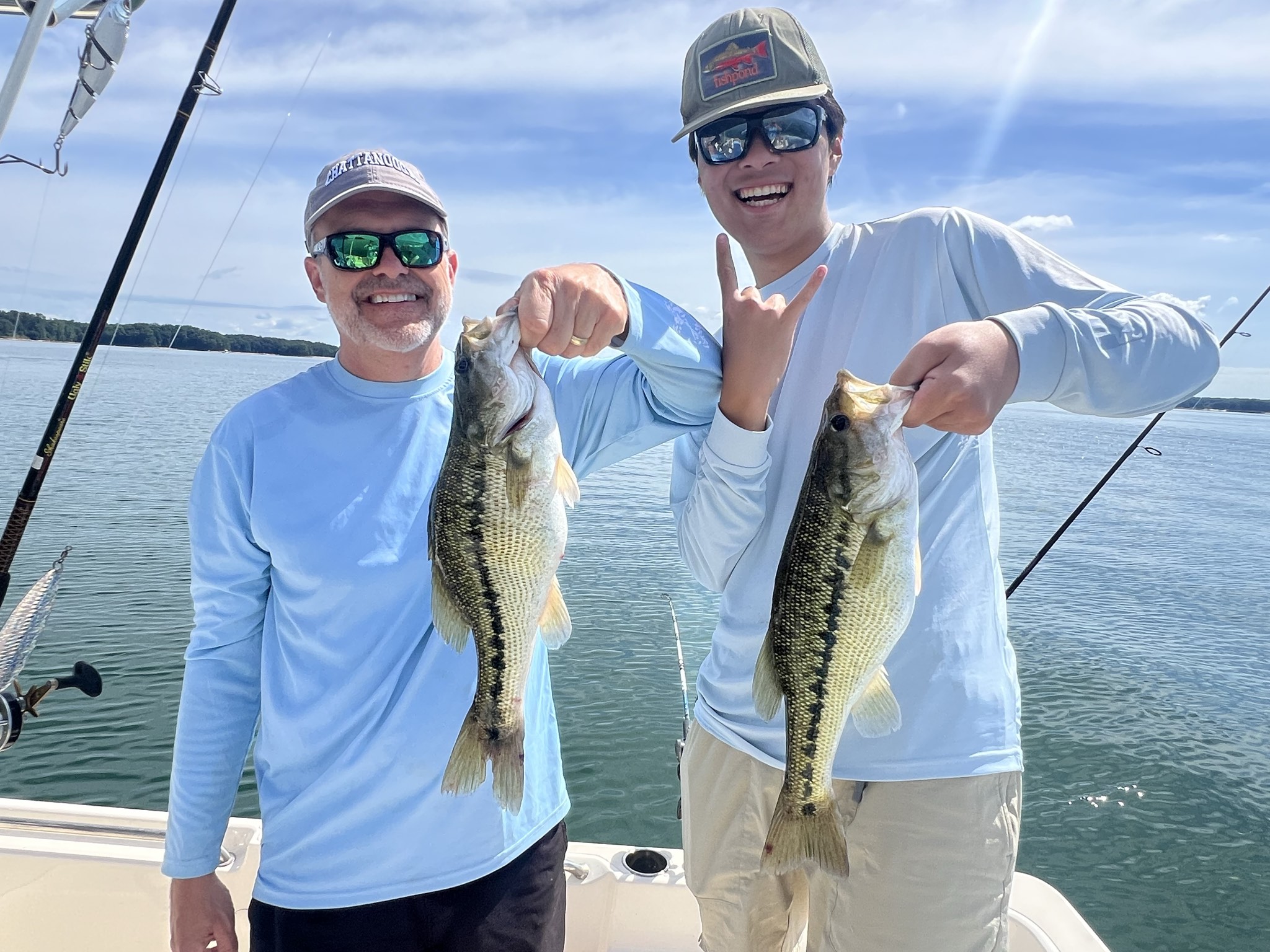 June Spotted and Striped Bass on Lake Lanier