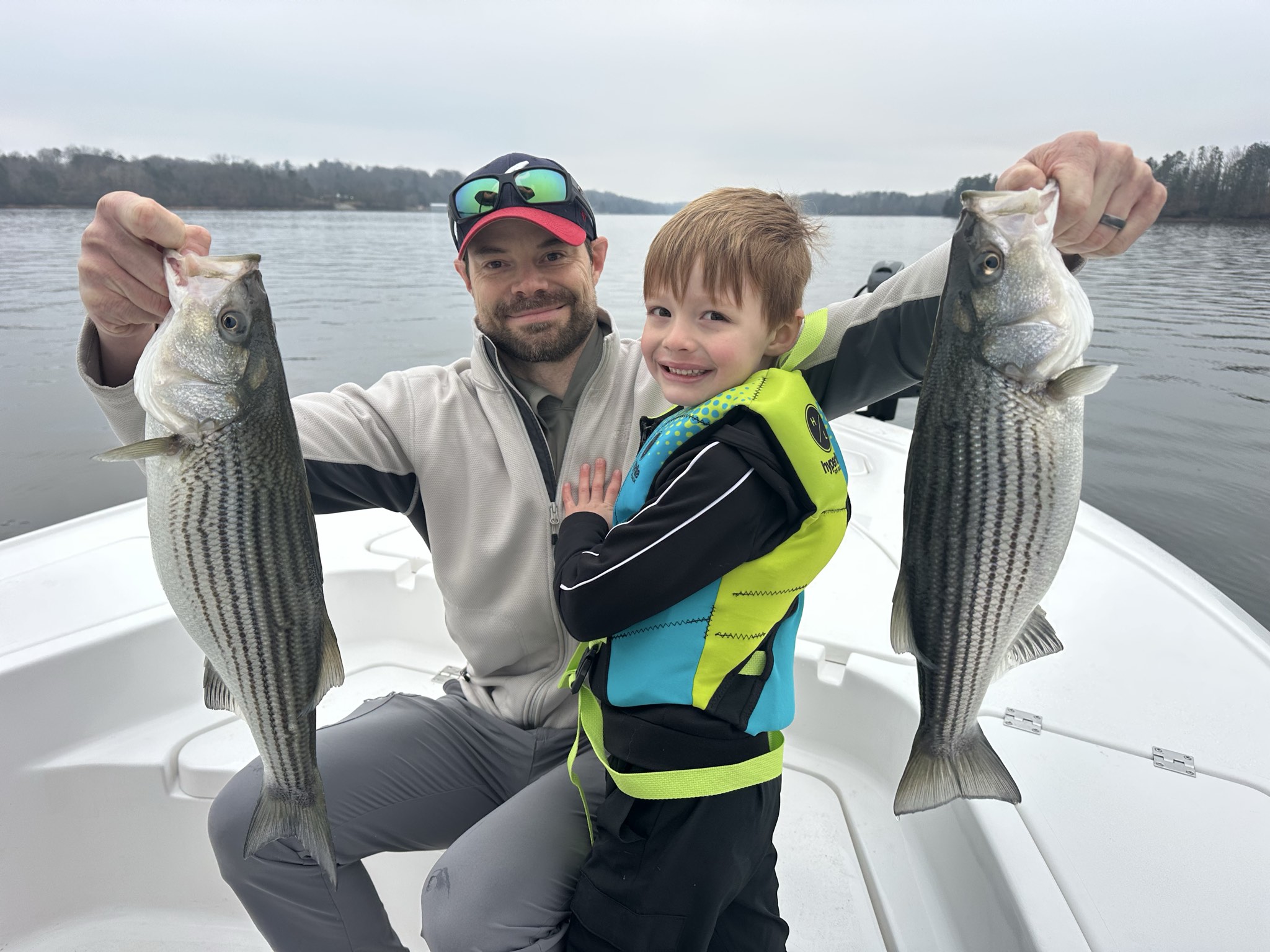 February Bass Action at Lake Lanier
