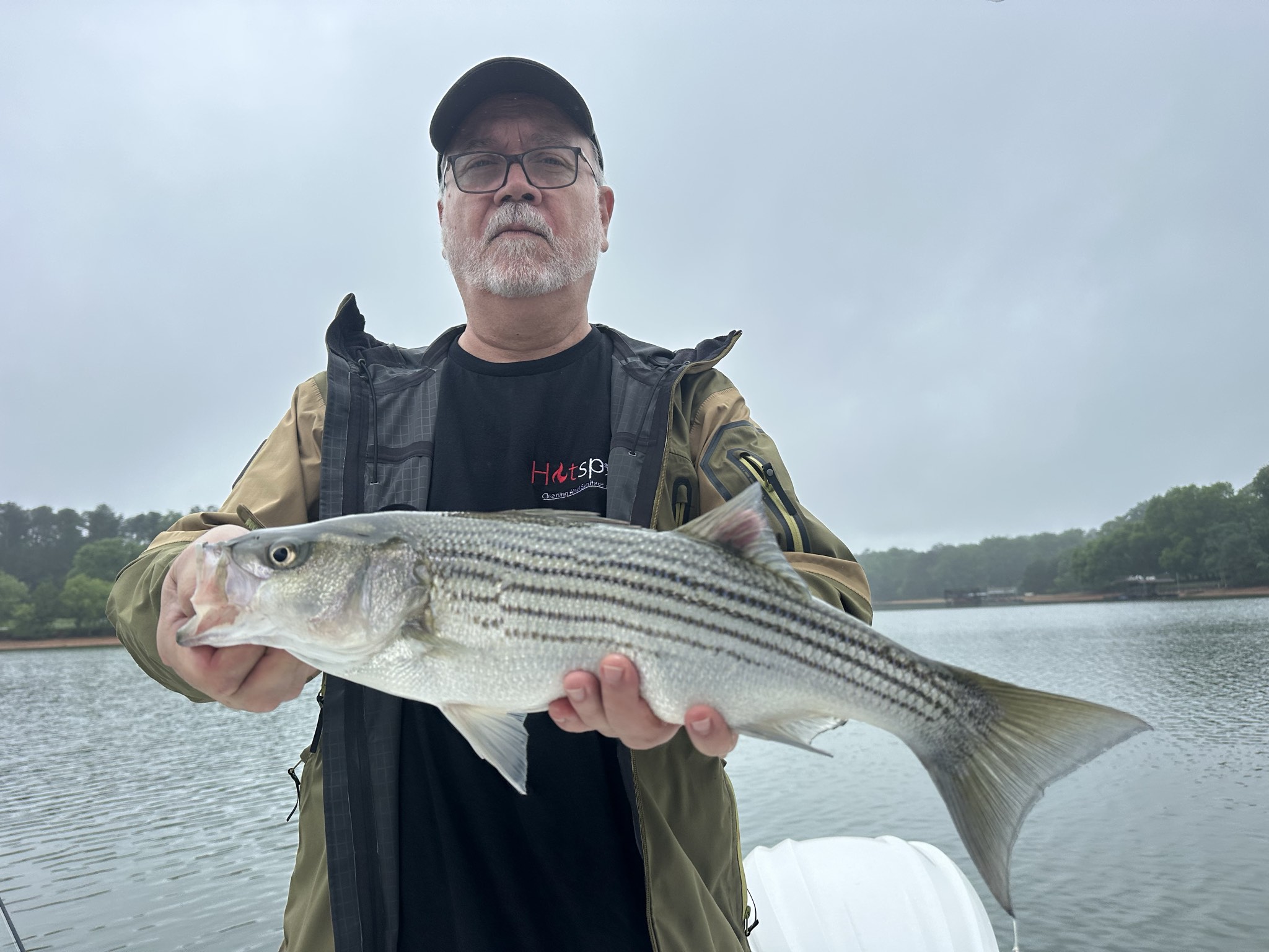 Striped Bass And Spotted Bass Action On Lake Lanier