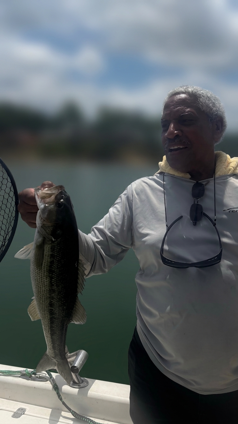 Striped Bass & Spotted Bass at Lake Lanier