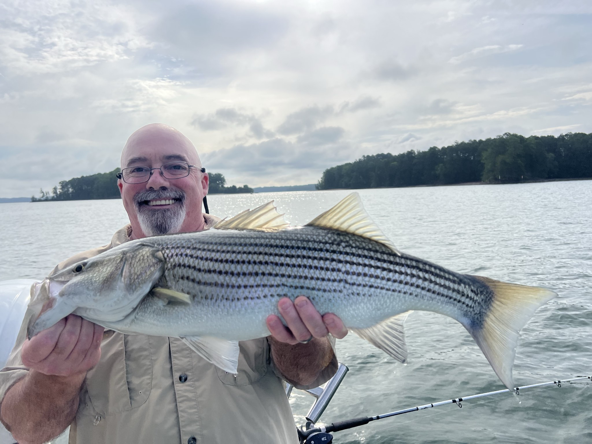 Trophy Stripers Dominate Lake Lanier July