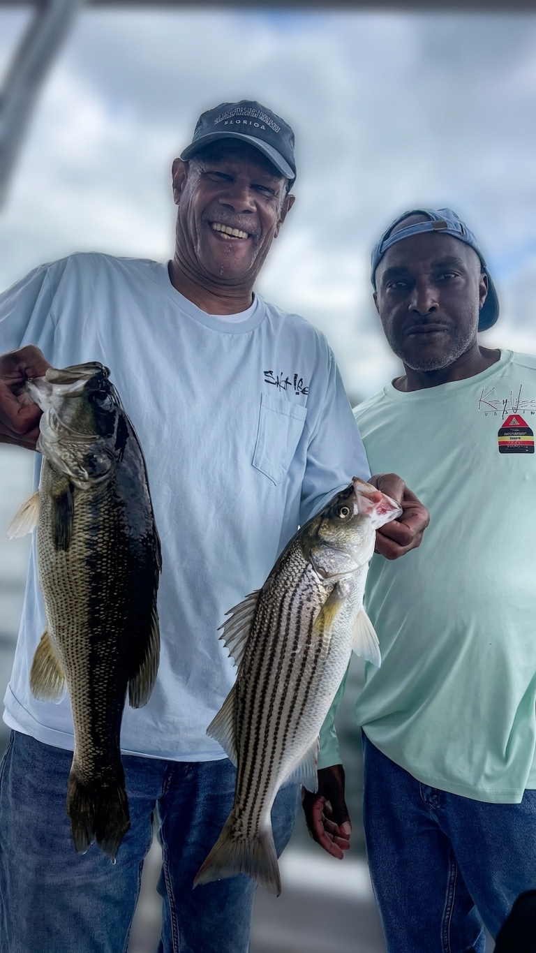 May Striped Bass & Catfish Action on Lake Lanier