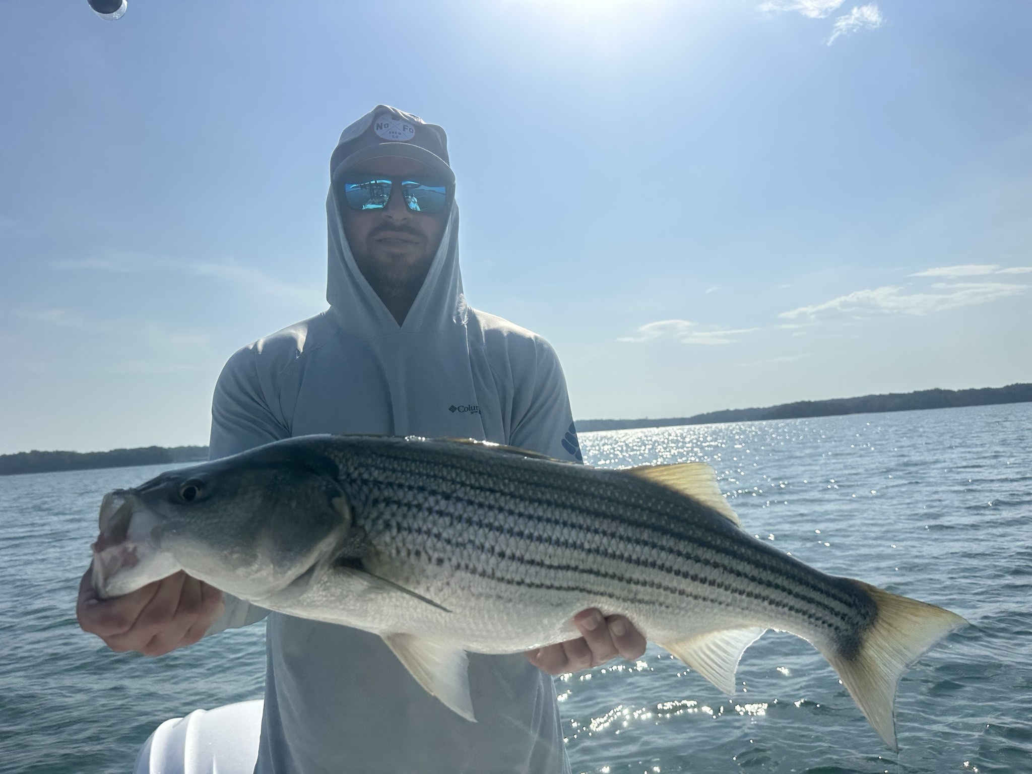 Striped Bass Bite Heats Up Lake Lanier