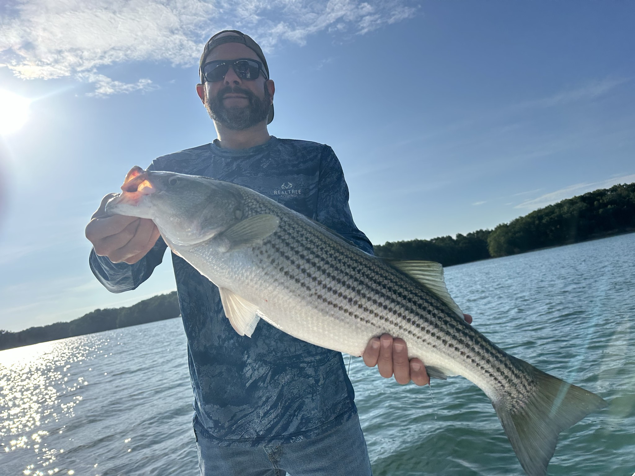 Striped Bass Success With Lake Lanier Crew