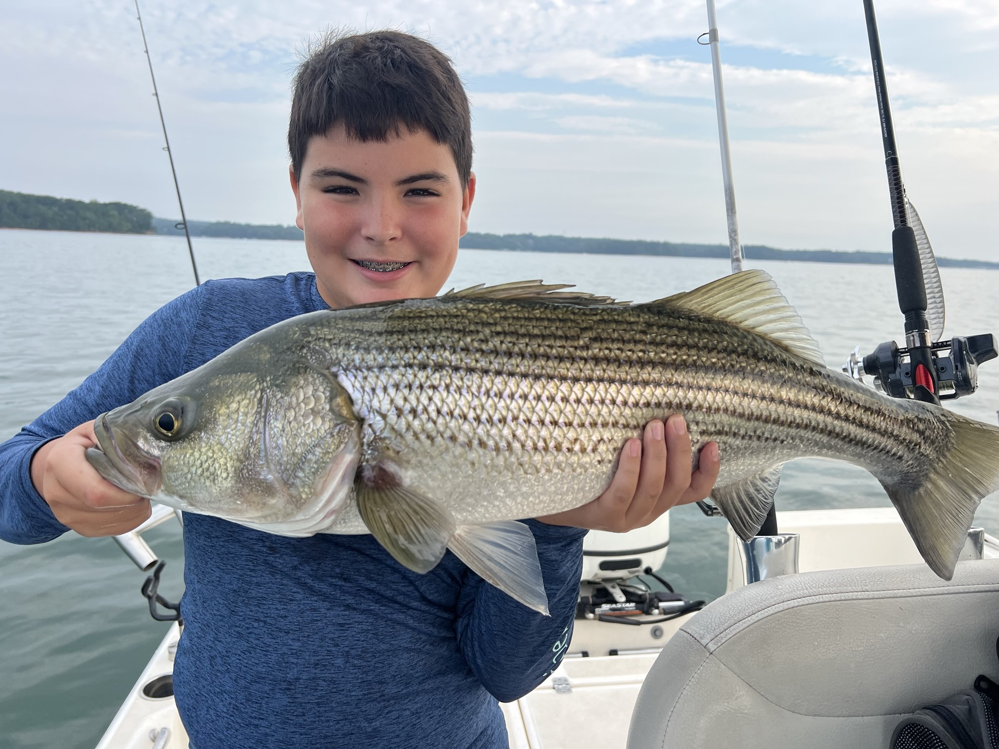 Summer Striped Bass Action On Lake Lanier