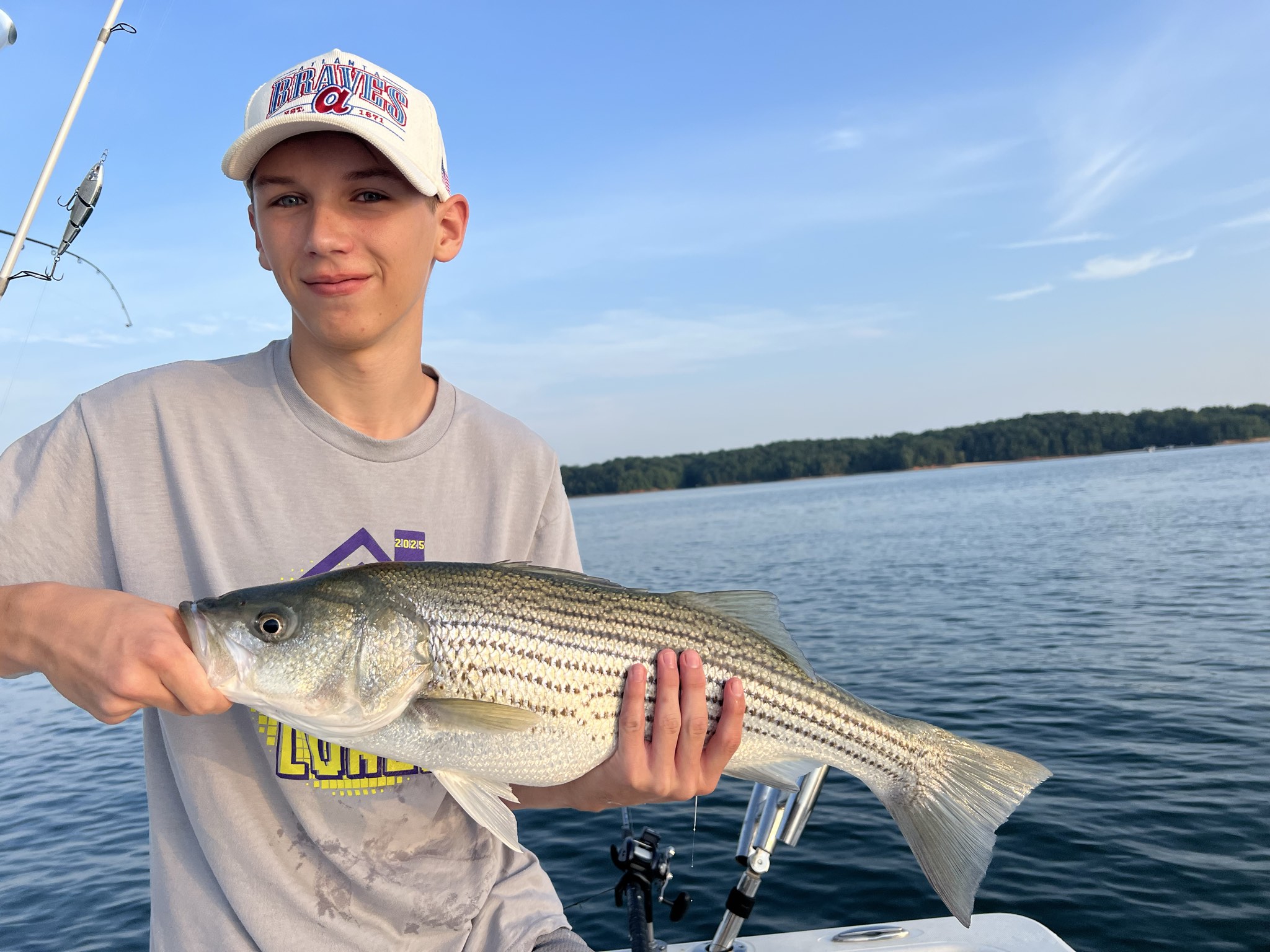 Trophy Striped Bass Lake Lanier Summer