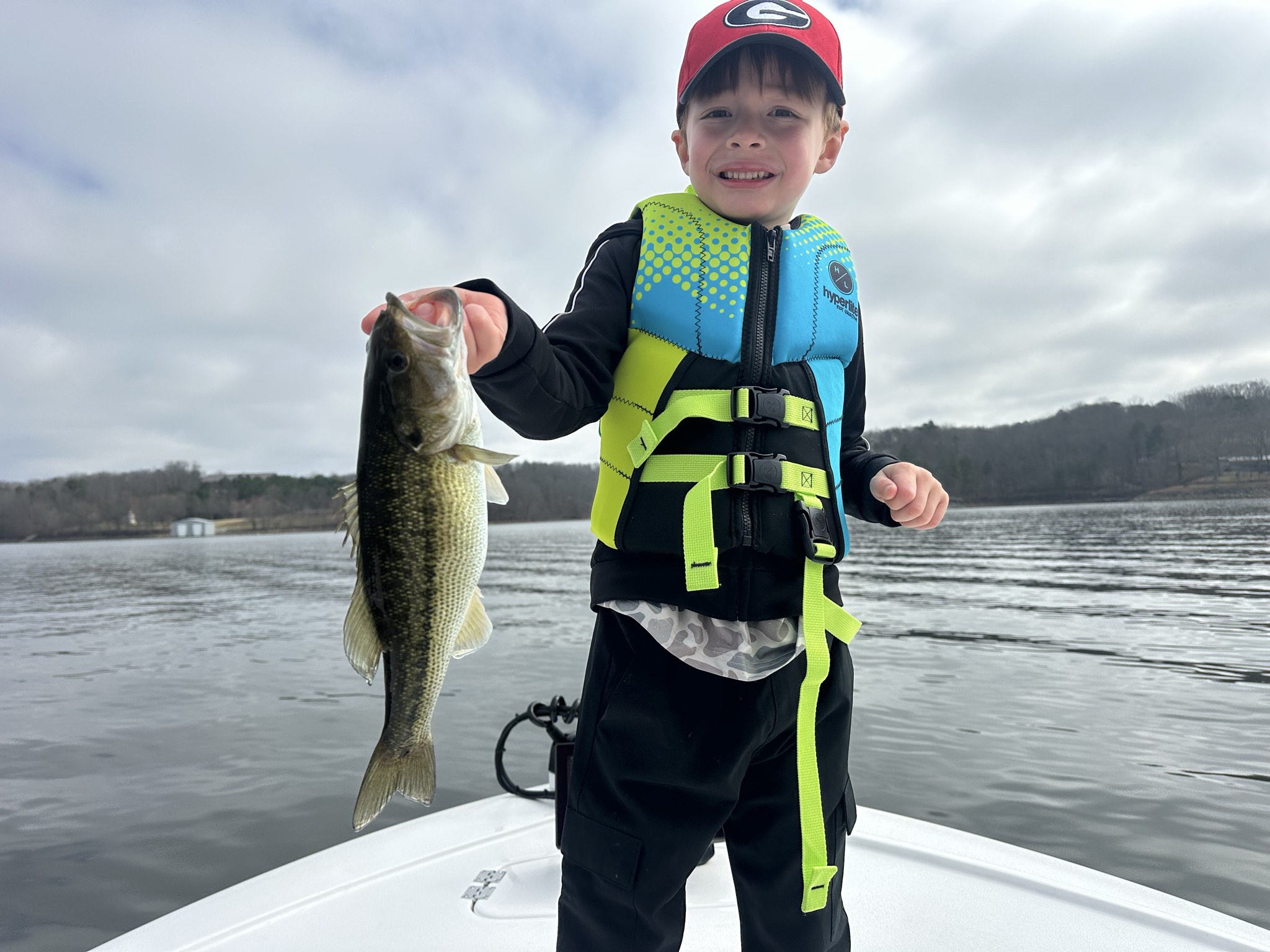 February Bass Action at Lake Lanier