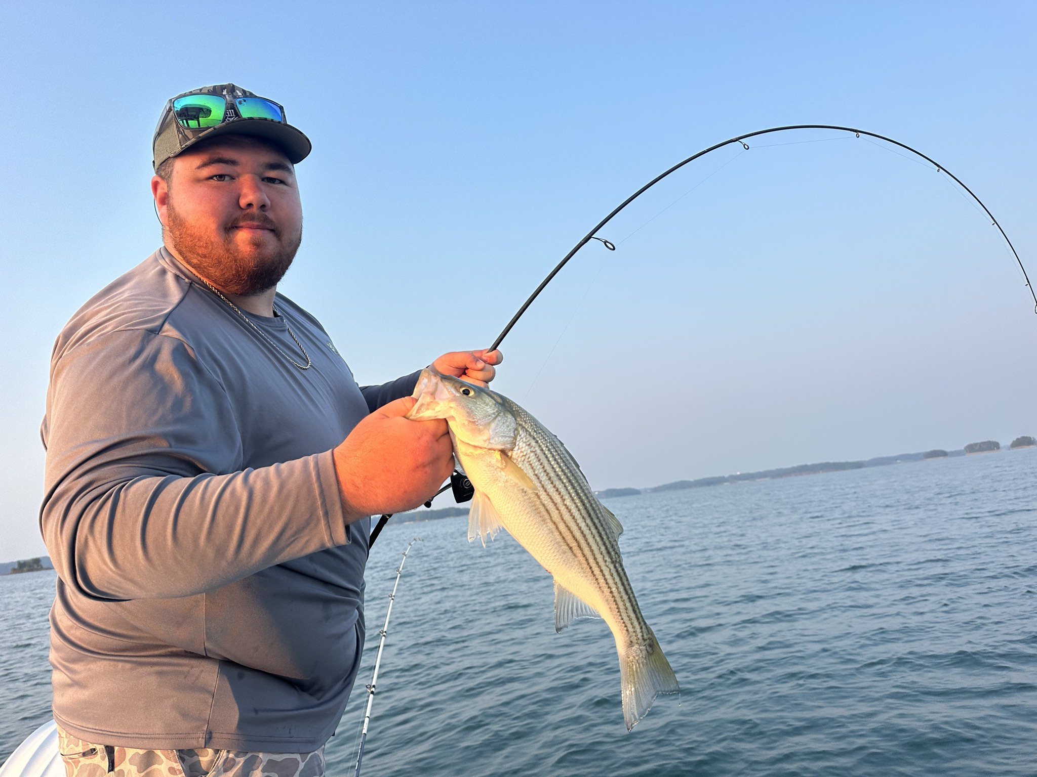 Striped And Spotted Bass Lake Lanier July