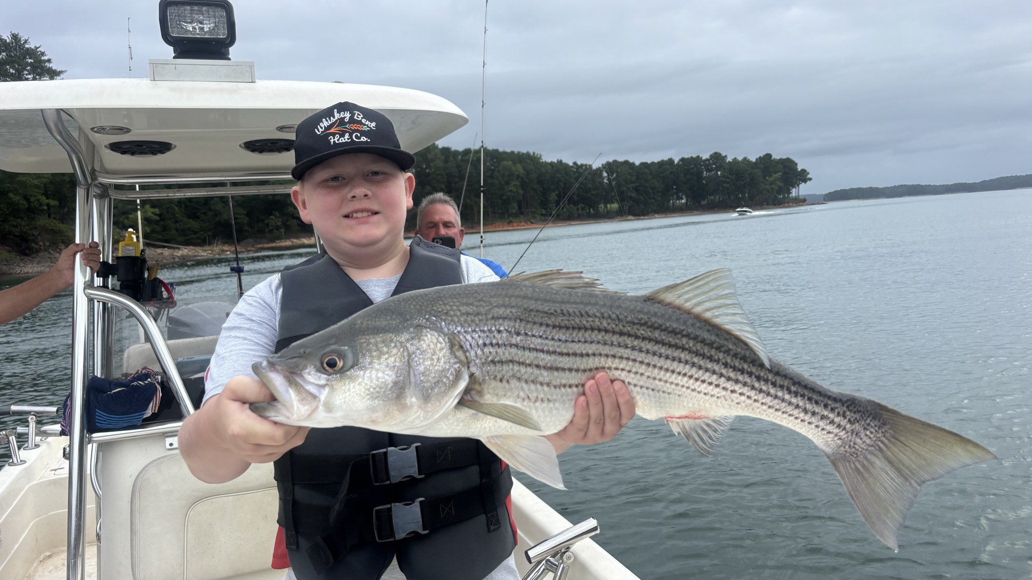 Trophy Striped Bass on Lake Lanier