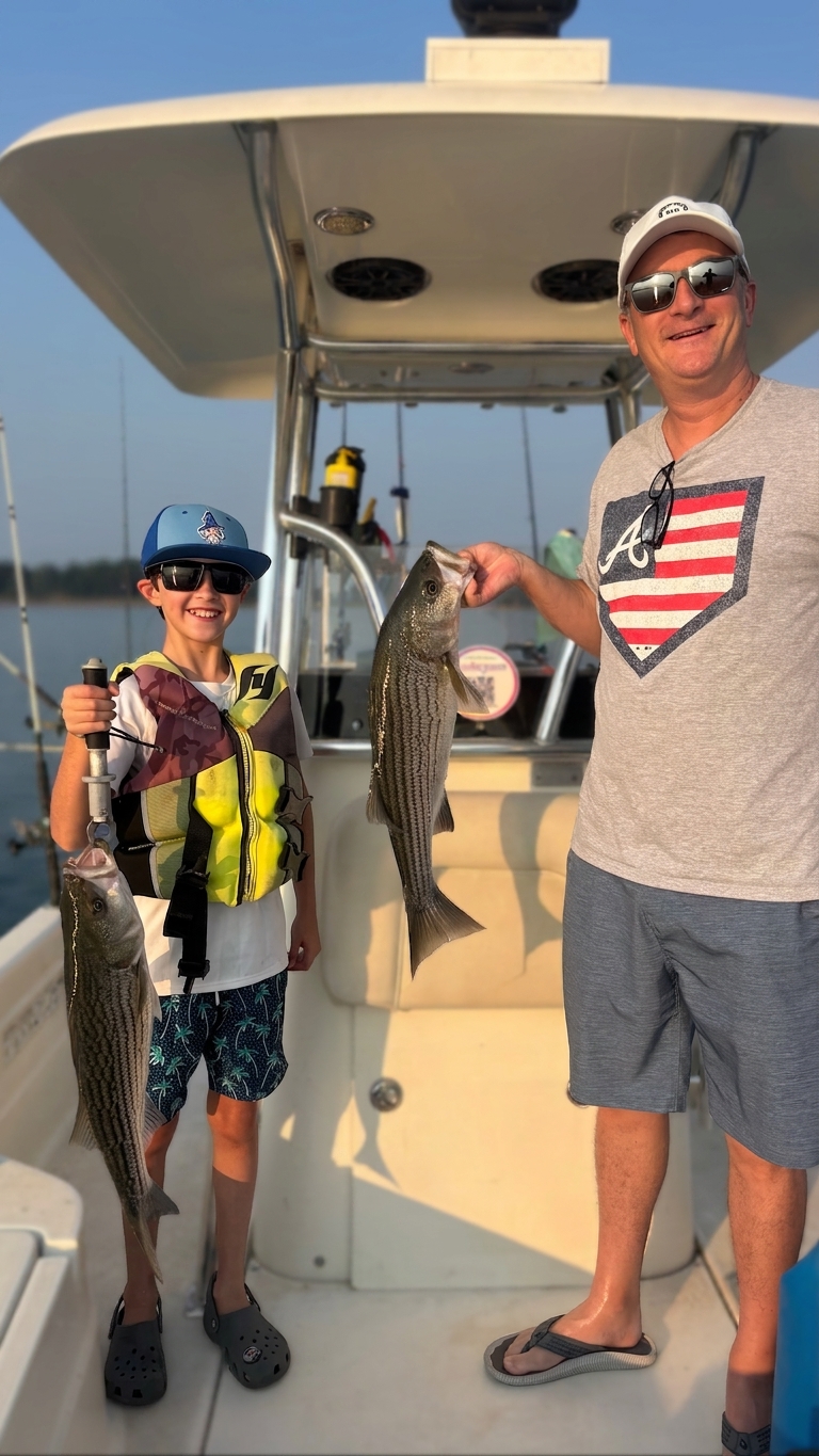 Striped Bass Spotted Bass Lake Lanier July