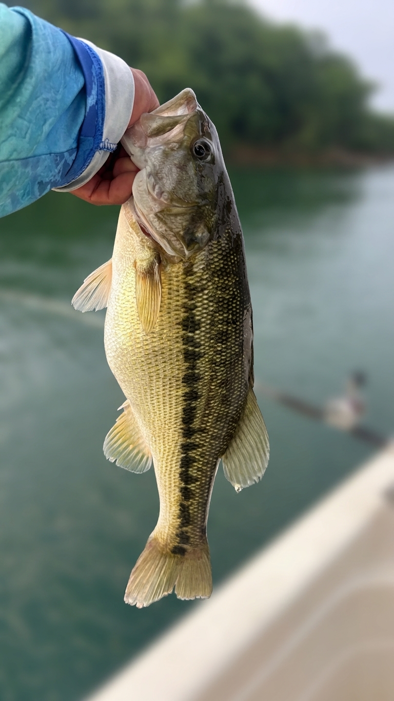 Striped And Spotted Bass On Lake Lanier