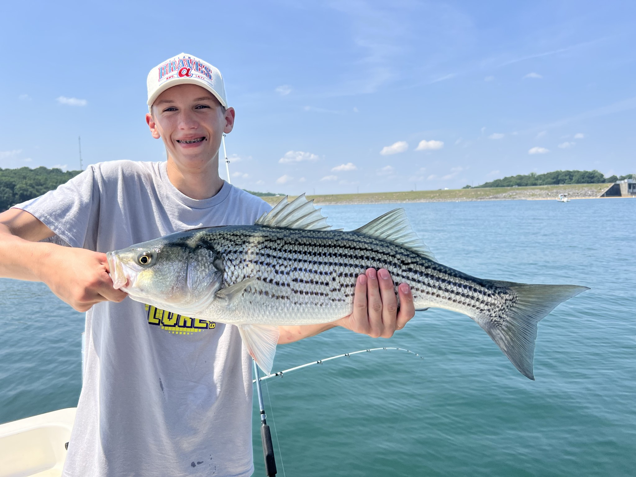 Trophy Striped Bass Lake Lanier Summer