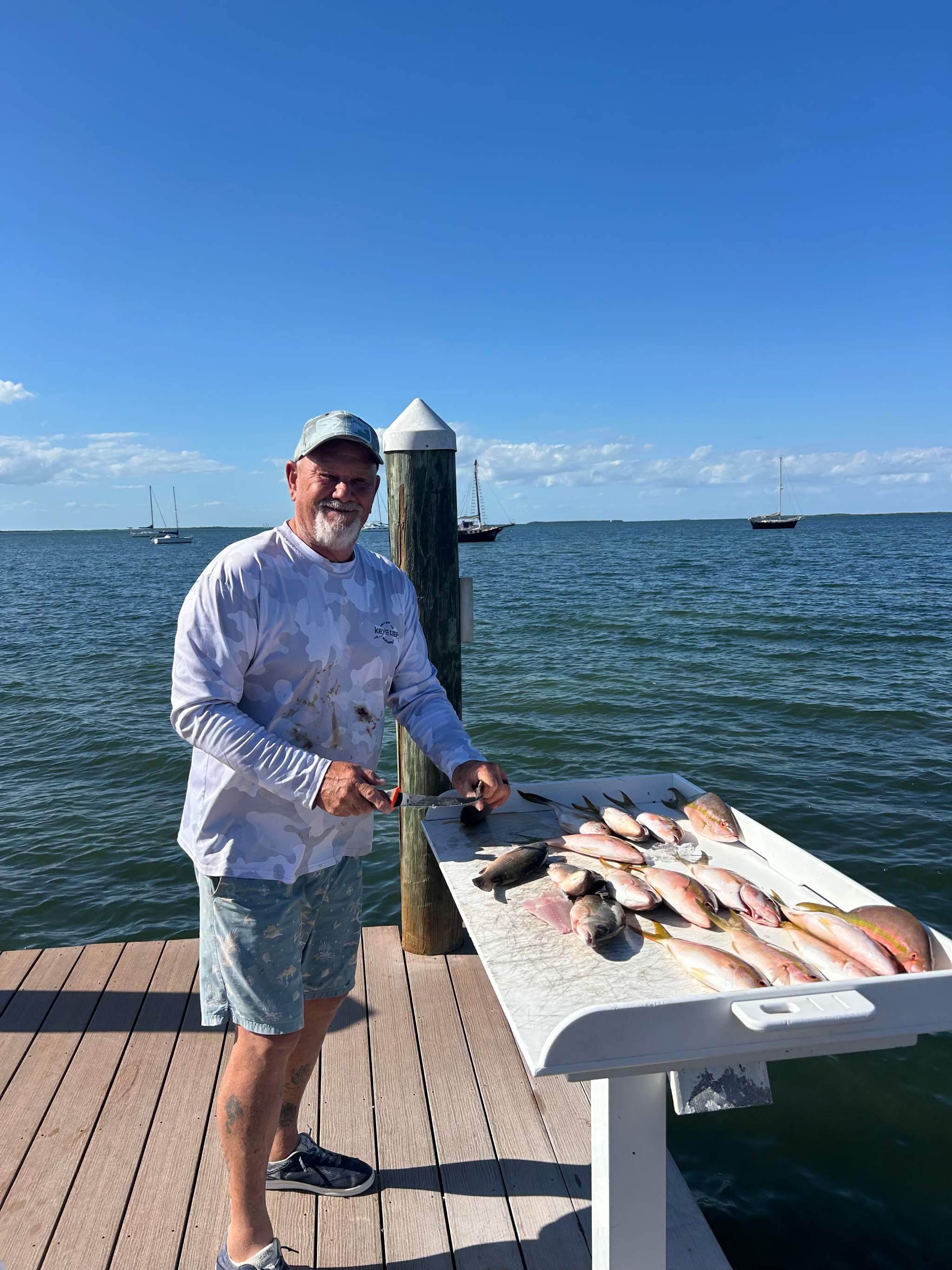 11 yellowtail snapper caught out of Key Largo, Oct 21, 2026