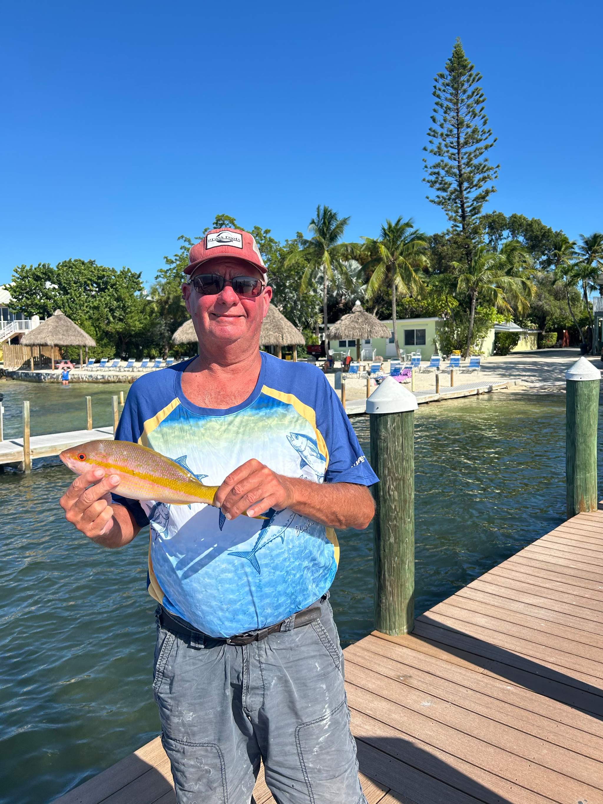 Yellowtail snapper caught out of Key Largo, Oct 21, 2026