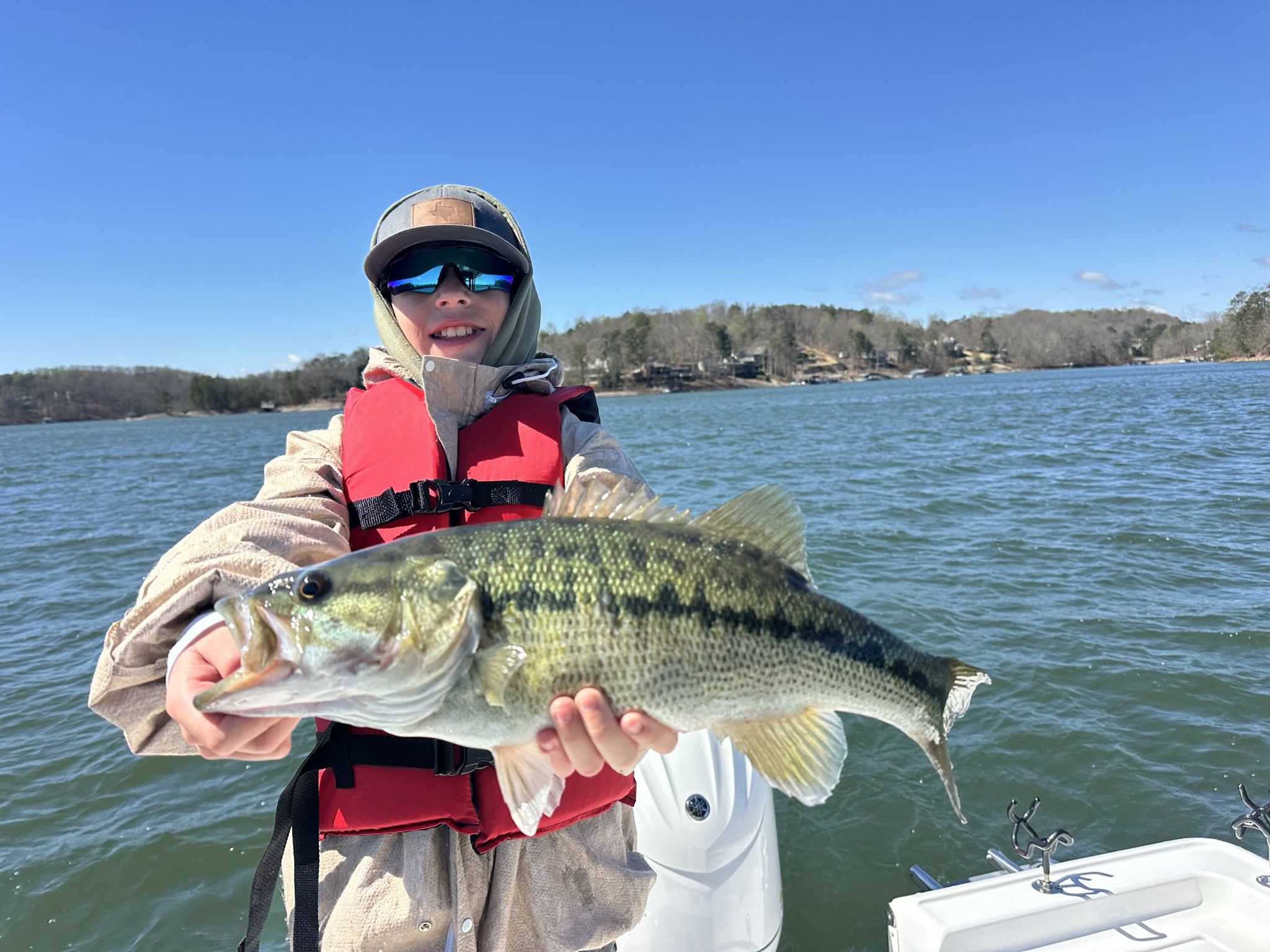 March Striped Bass And Spotted Bass Action