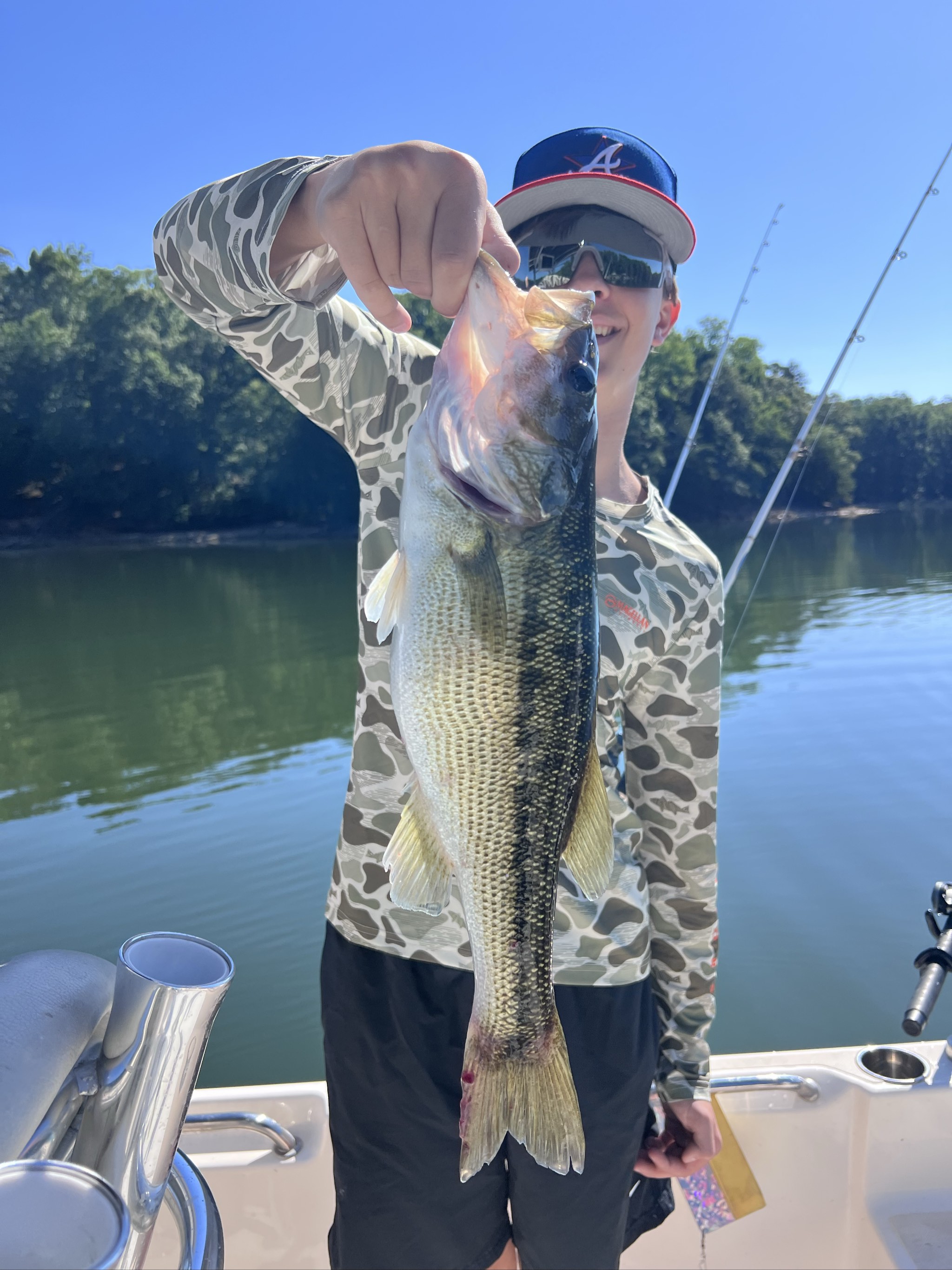Striped Bass Action On Lake Lanier