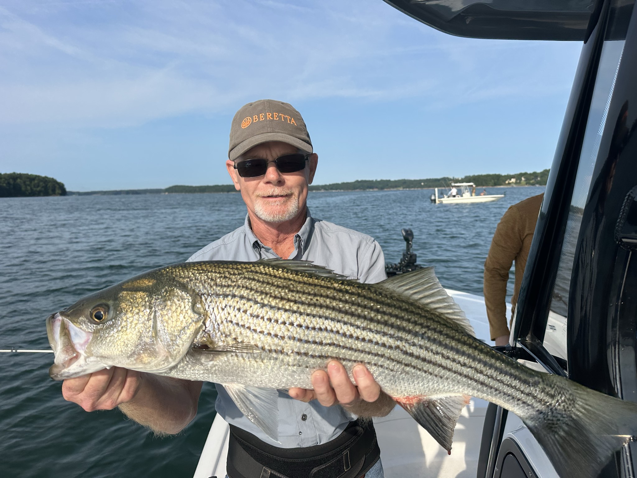 Striped And Spotted Bass On Lake Lanier