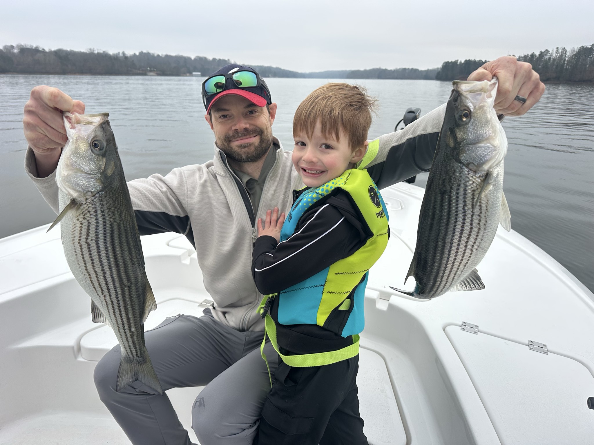 February Bass Action at Lake Lanier