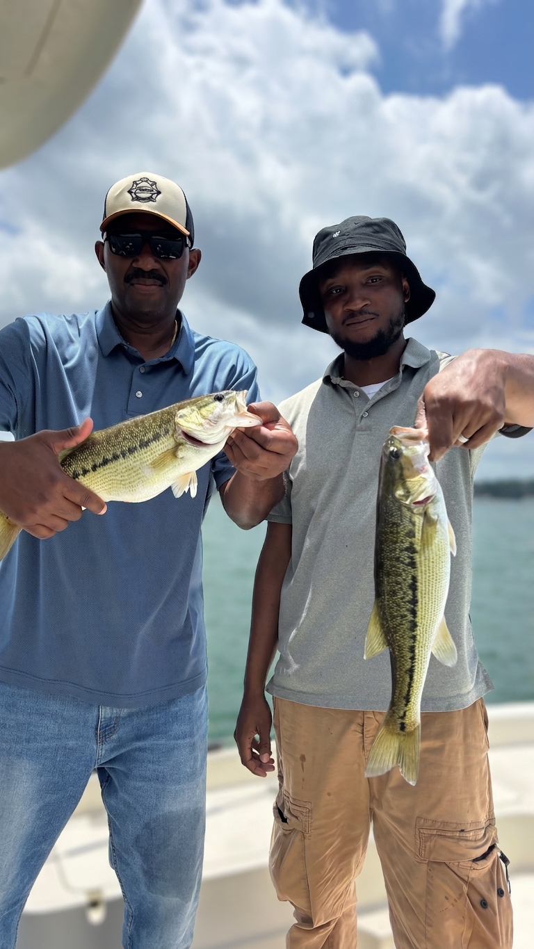 Striped Bass & Spotted Bass at Lake Lanier
