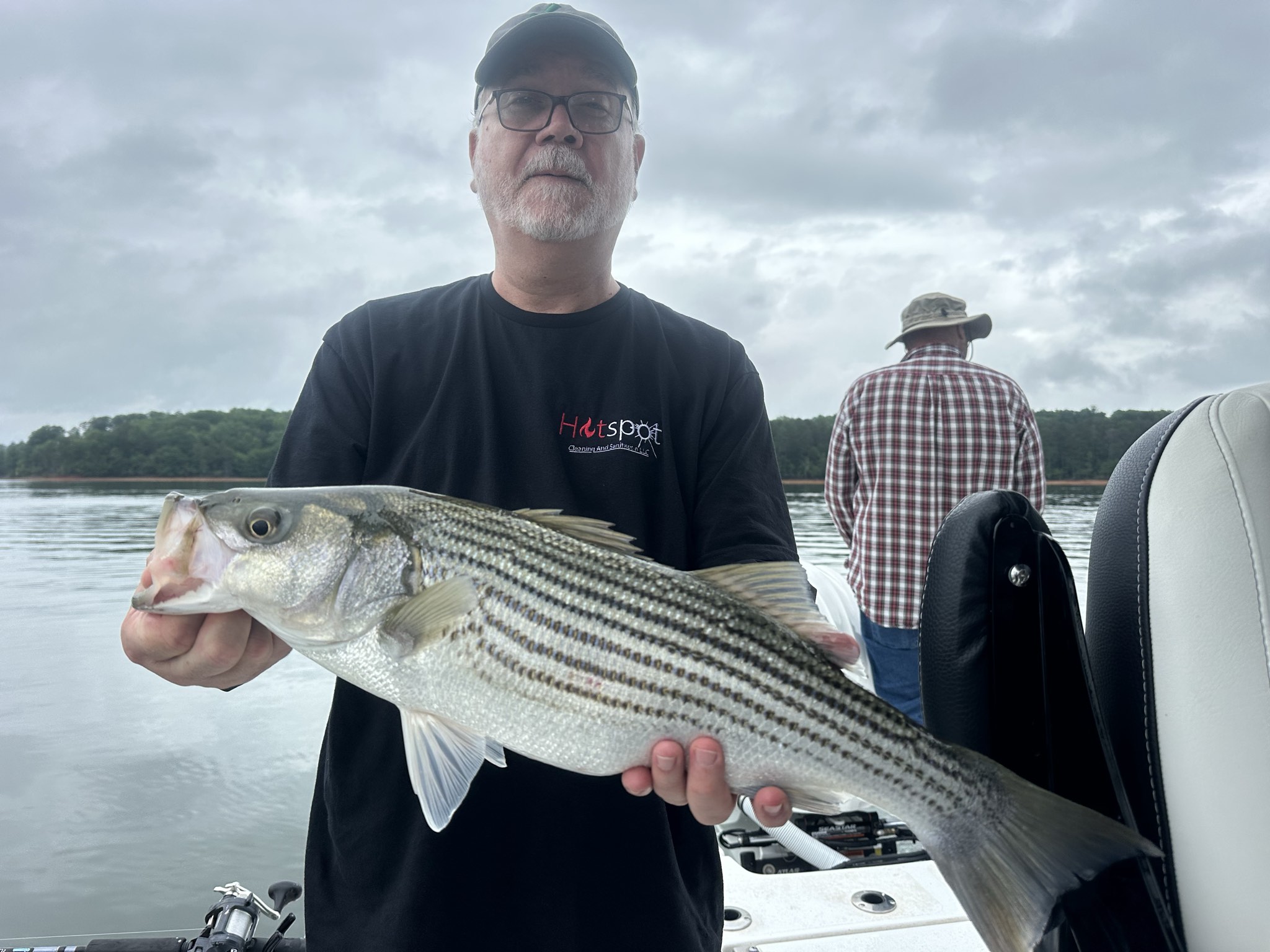 Striped Bass And Spotted Bass Action On Lake Lanier