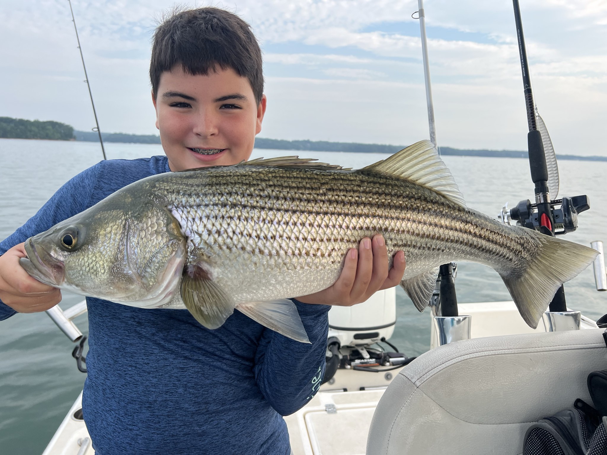 Summer Striped Bass Action On Lake Lanier