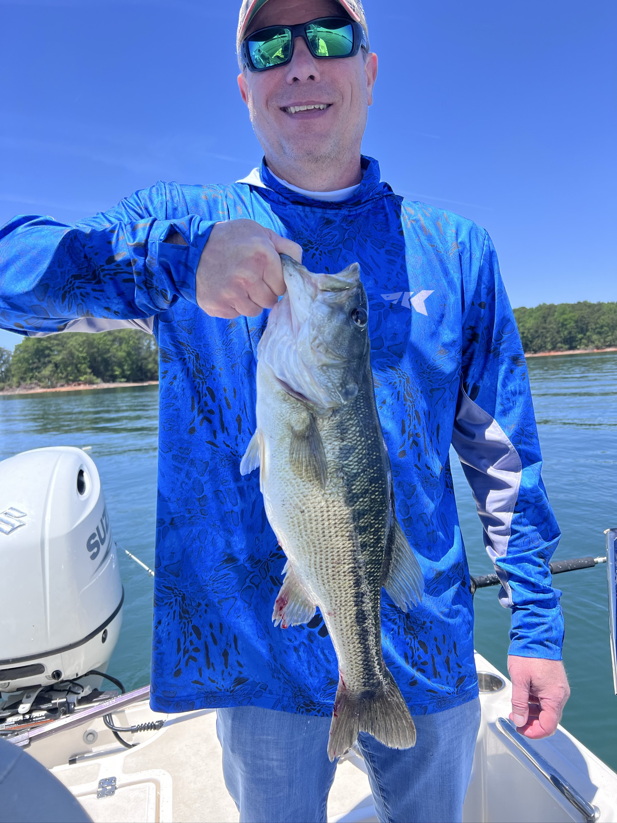 Spotted And Striped Bass On Lake Lanier