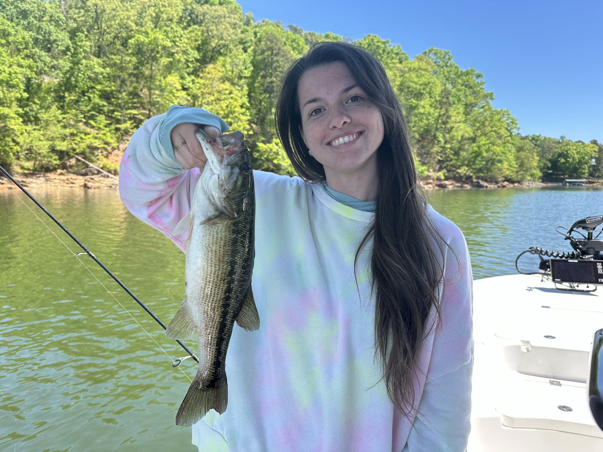 April Bass Action at Lake Lanier