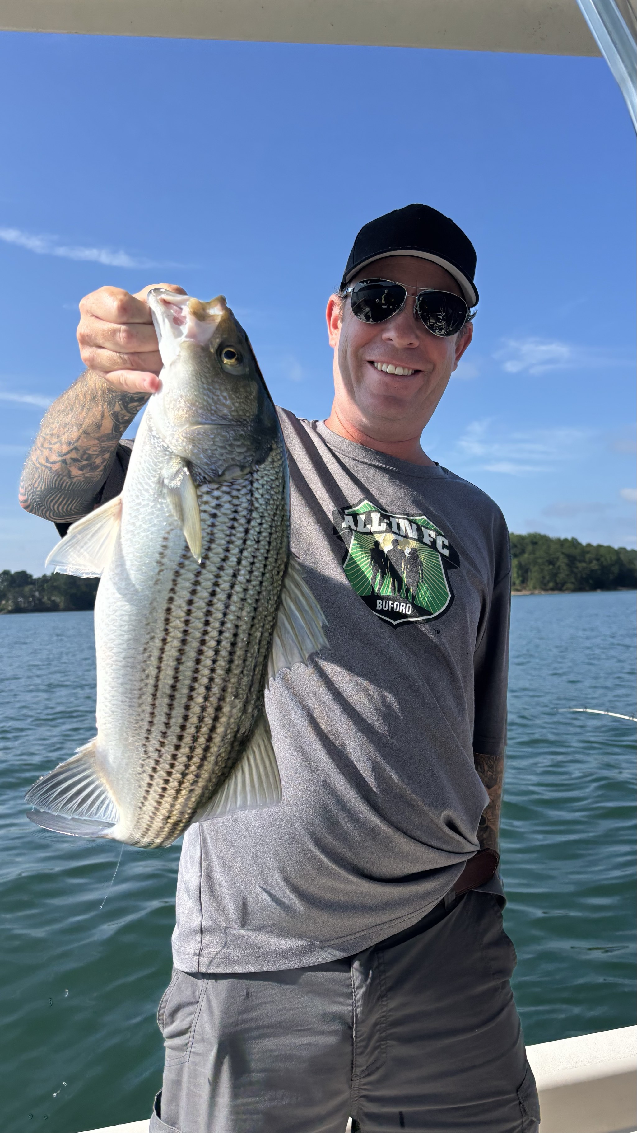 Trophy Stripers Heat Up Lake Lanier