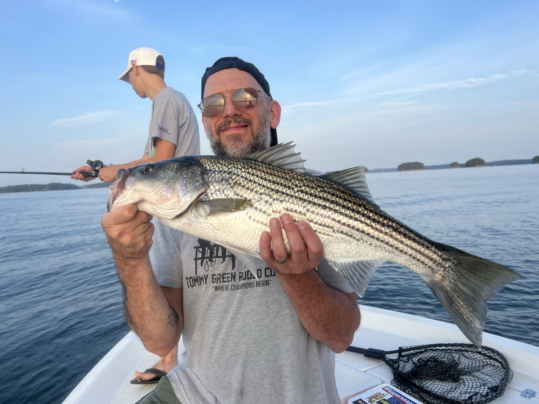 Trophy Striped Bass Lake Lanier Summer