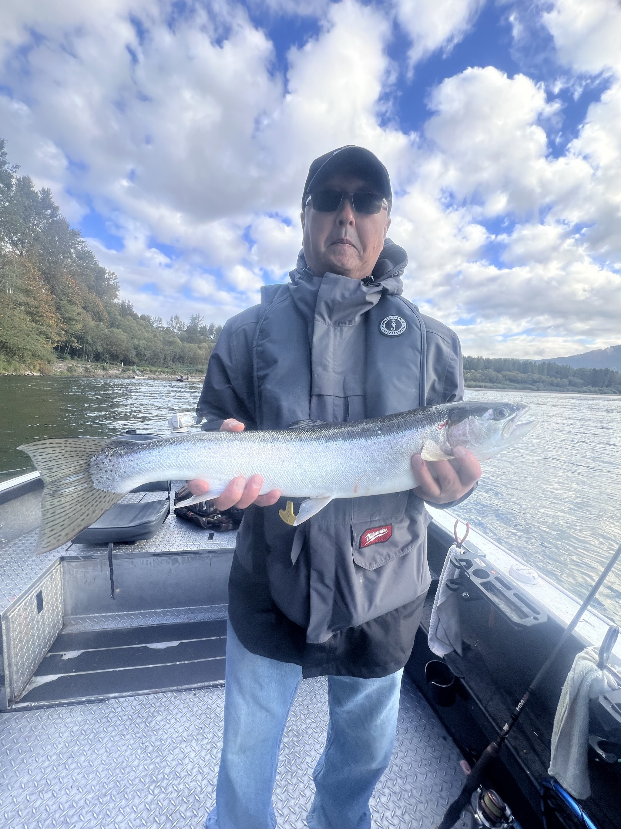 Steelhead caught on the Columbia River, Oct 10, 2026