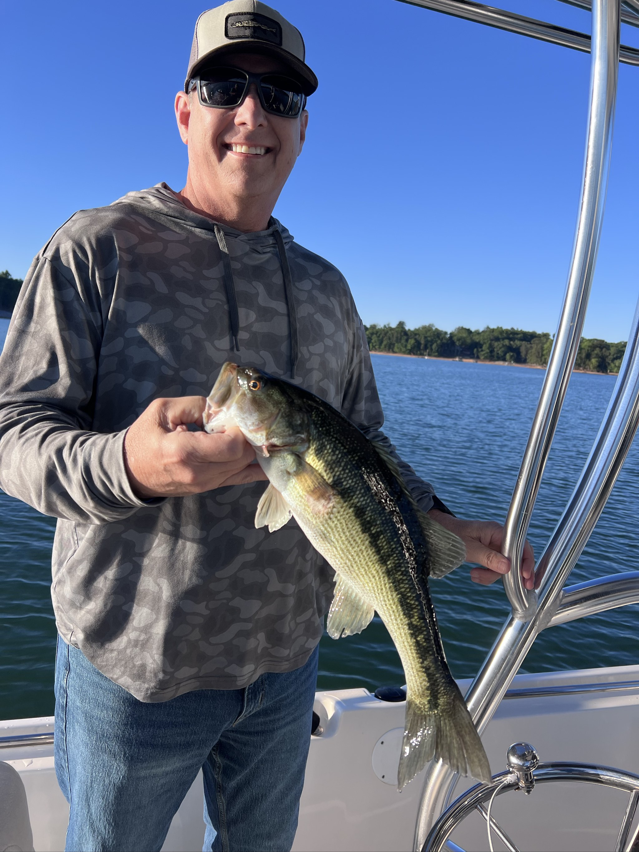 Spotted And Striped Bass On Lake Lanier