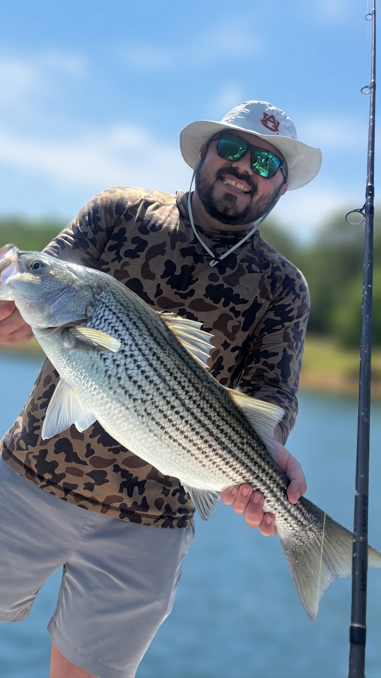Lake Lanier bass — August 2026