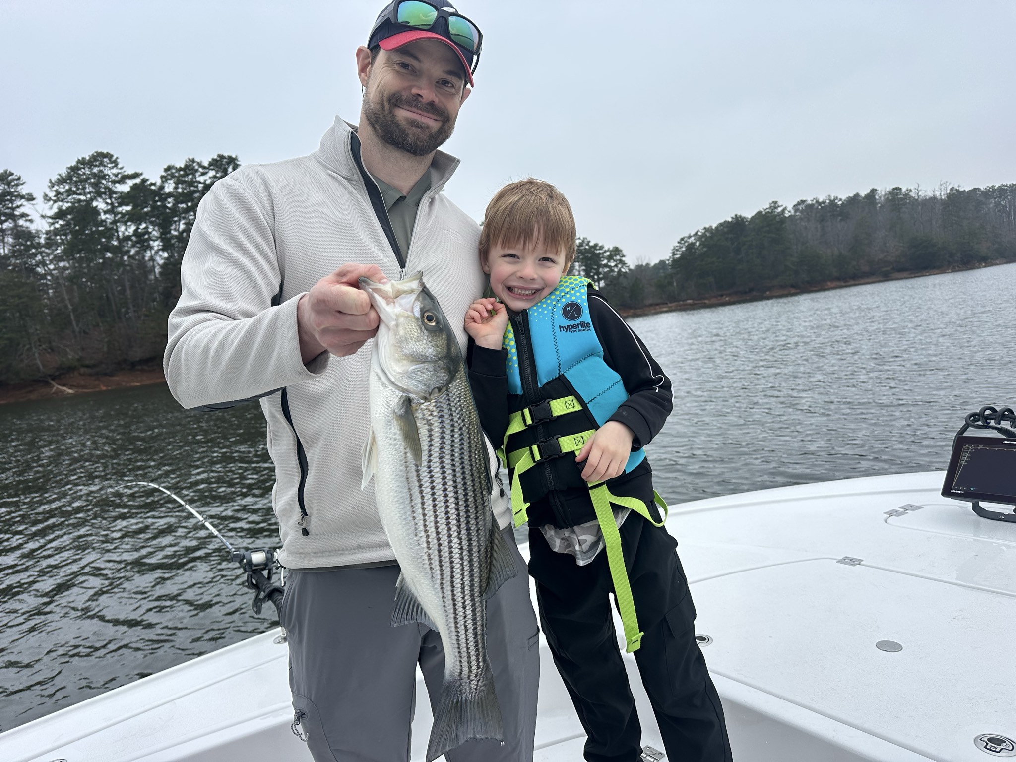 February Striped Bass Action On Lake Lanier