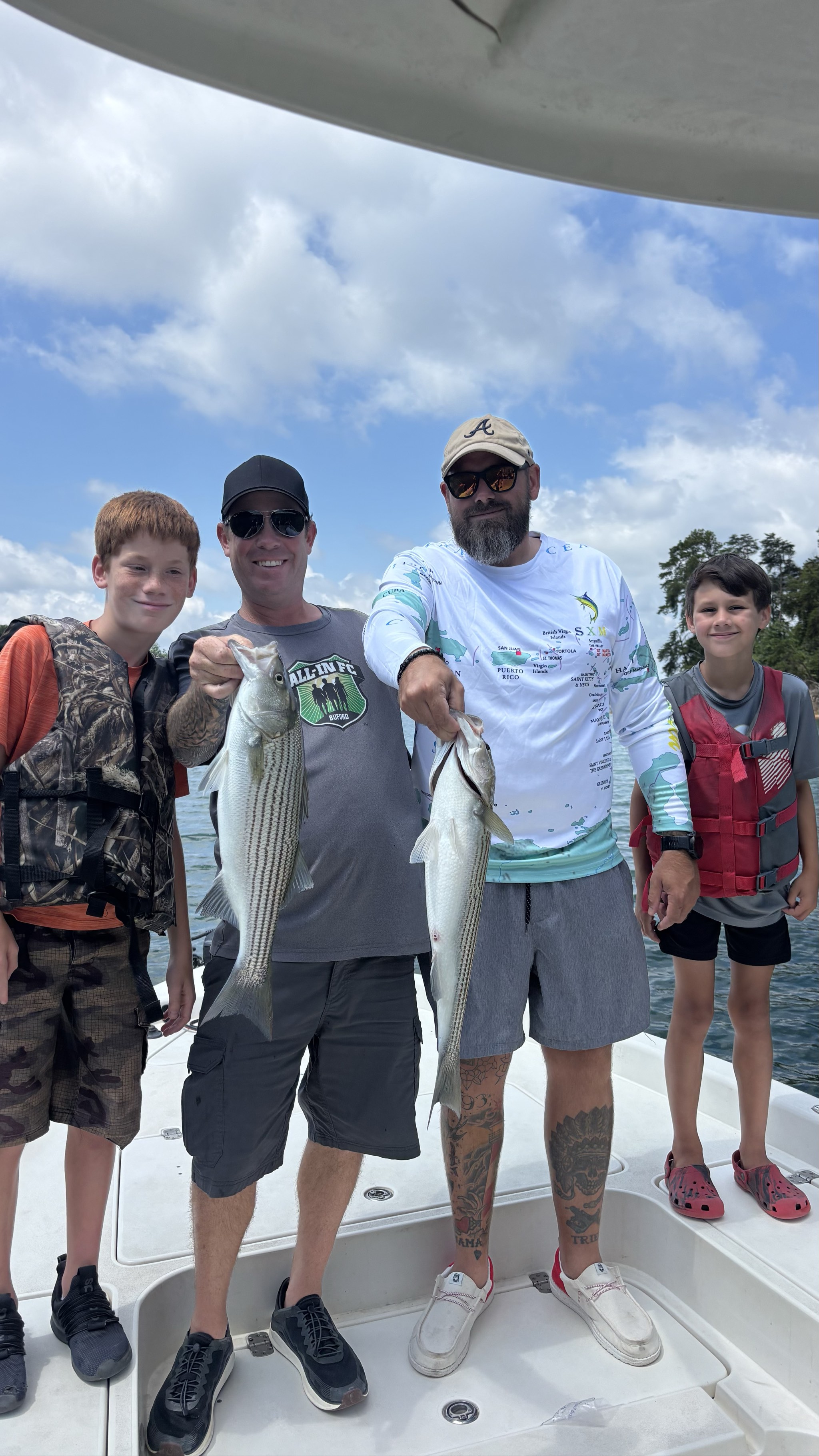 Trophy Stripers Heat Up Lake Lanier