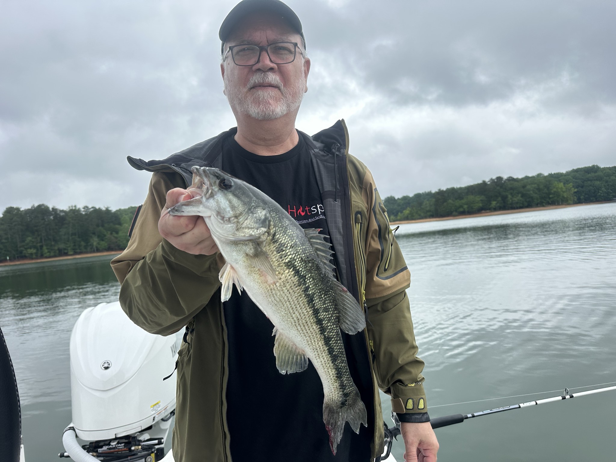Striped Bass And Spotted Bass Action On Lake Lanier