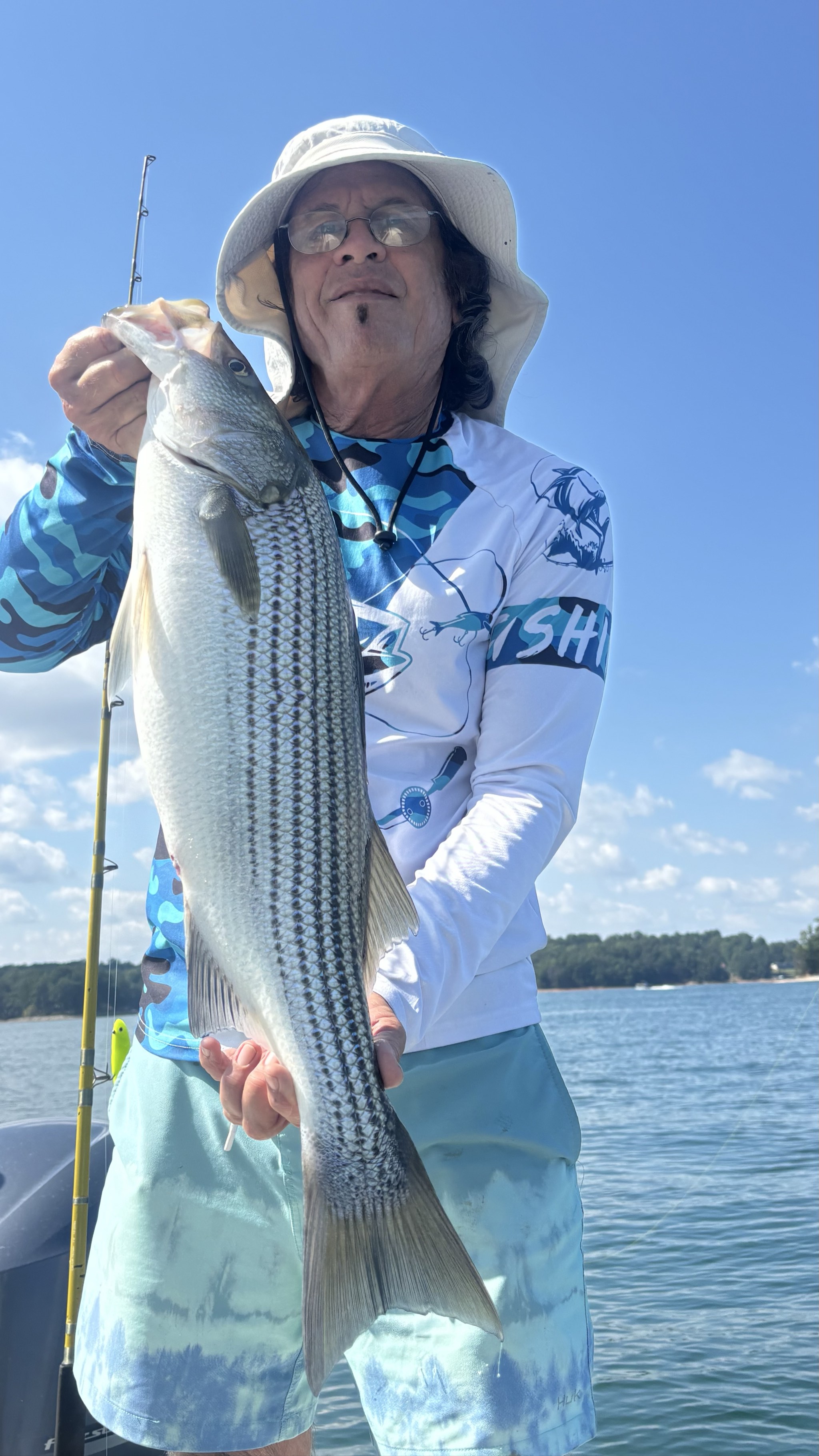 Striped And Spotted Bass Success Lake Lanier