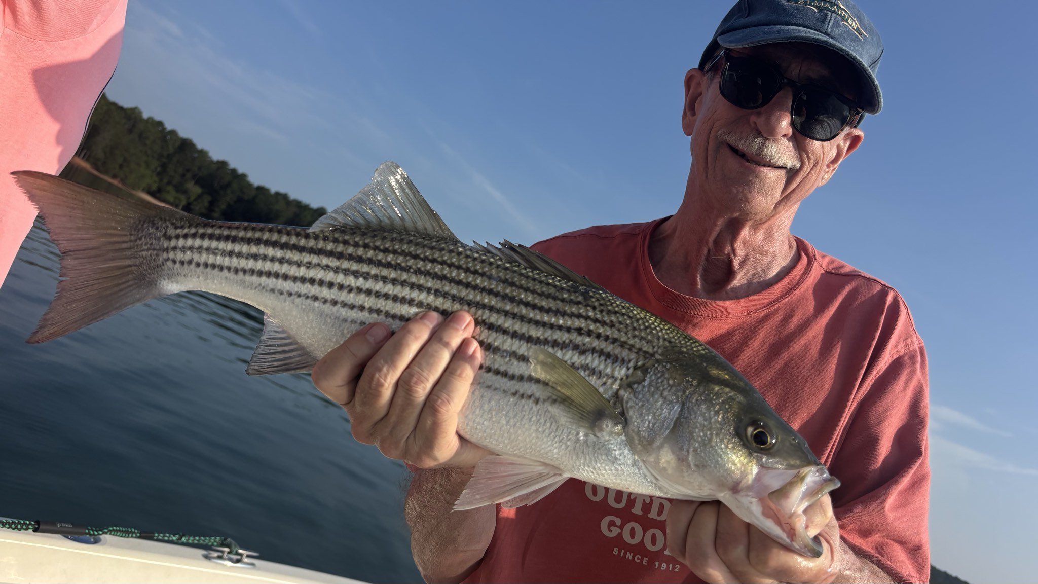 Trophy Striped Bass on Lake Lanier