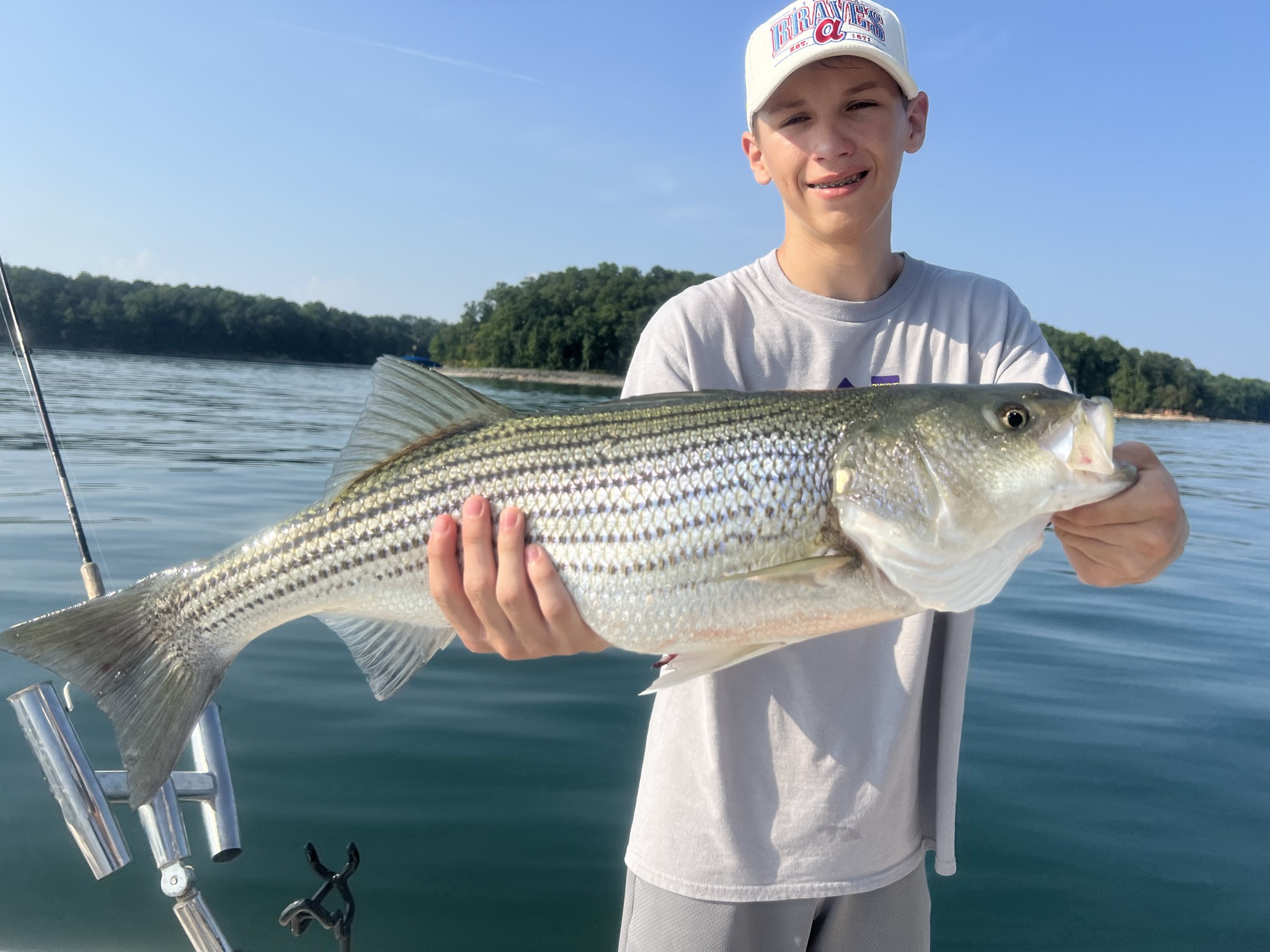 Trophy Striped Bass Lake Lanier Summer