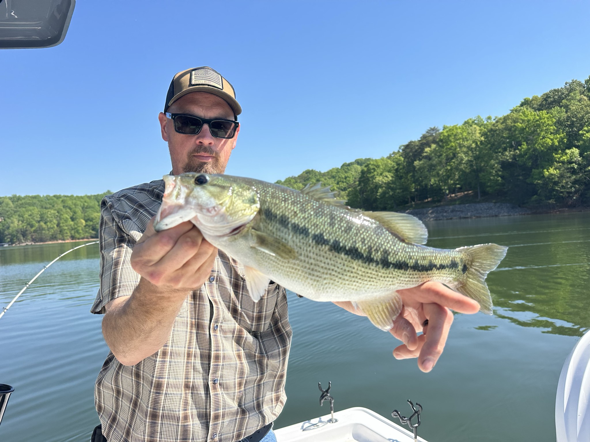 Striped Bass And Spotted Bass On Lake Lanier