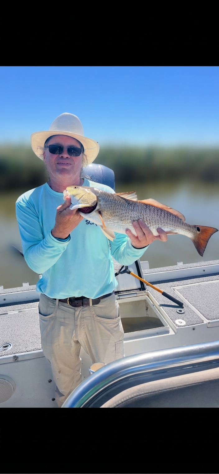 Red drum caught out of Venice, Oct 13, 2026