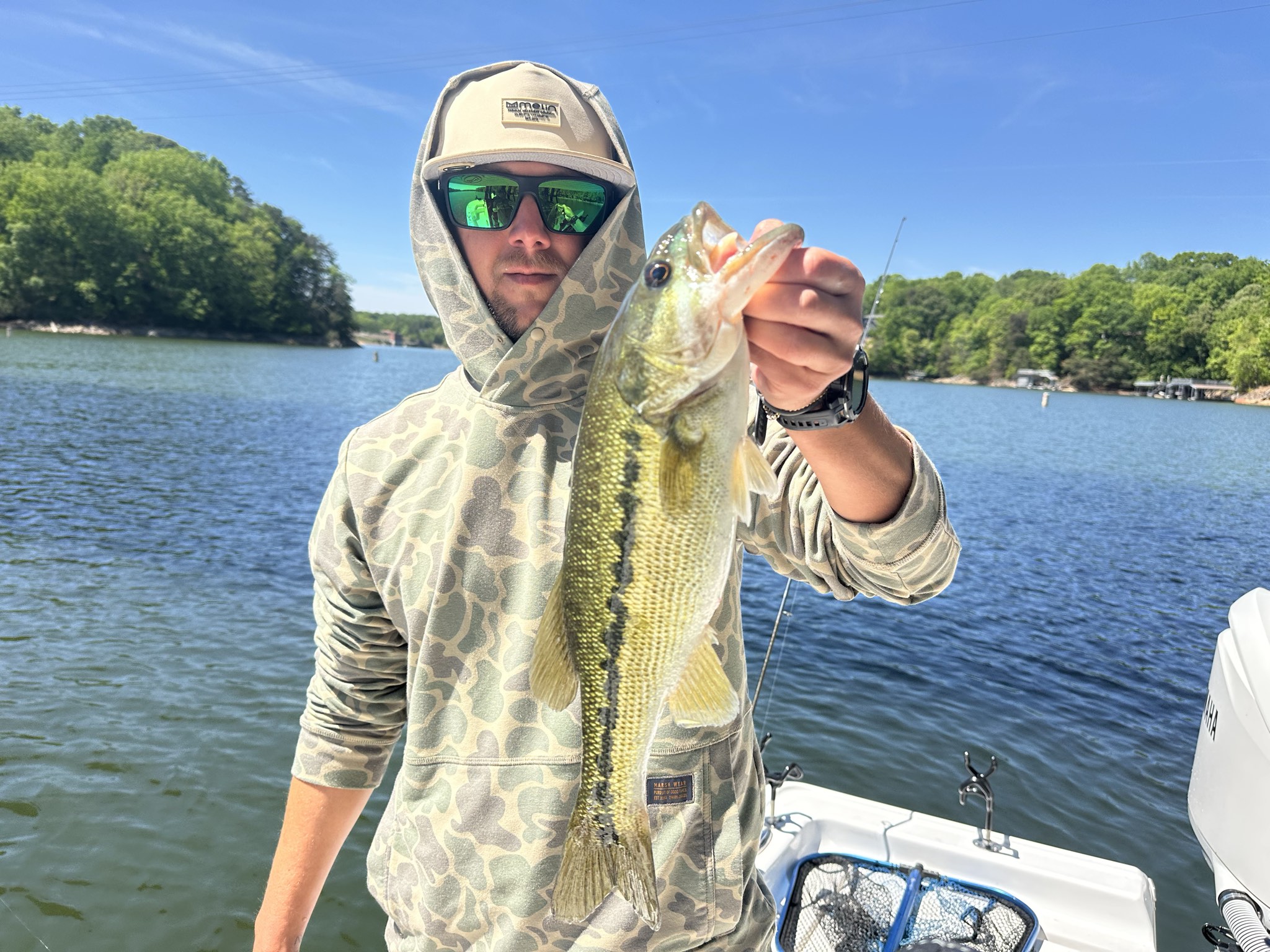 April Bass Action at Lake Lanier