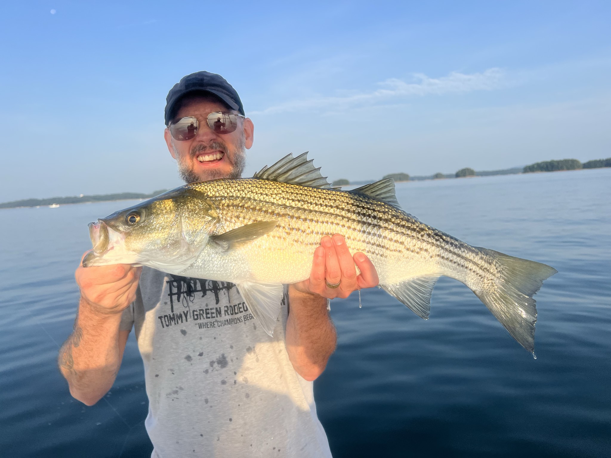 Trophy Striped Bass Lake Lanier Summer