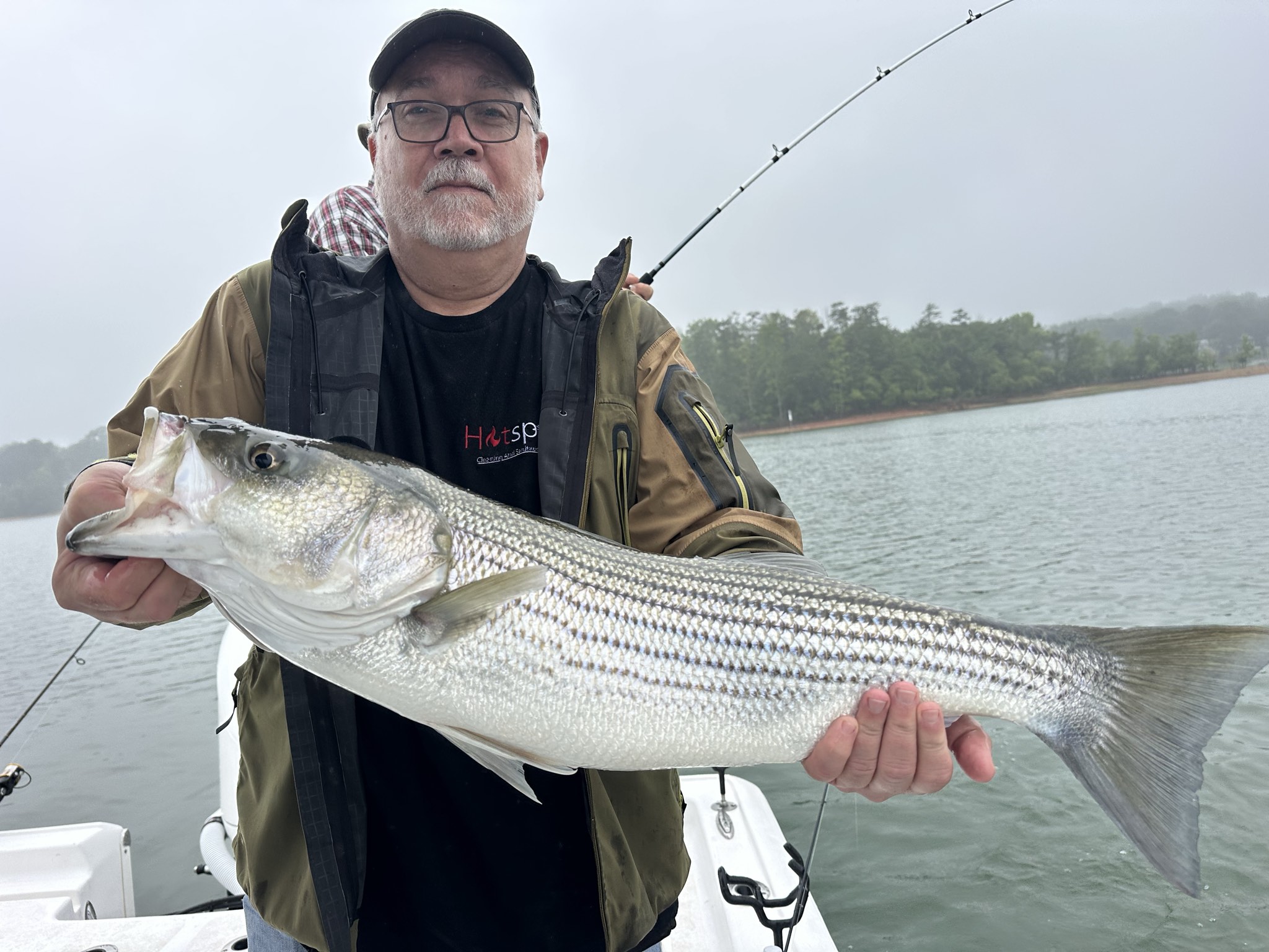 Striped Bass And Spotted Bass Action On Lake Lanier