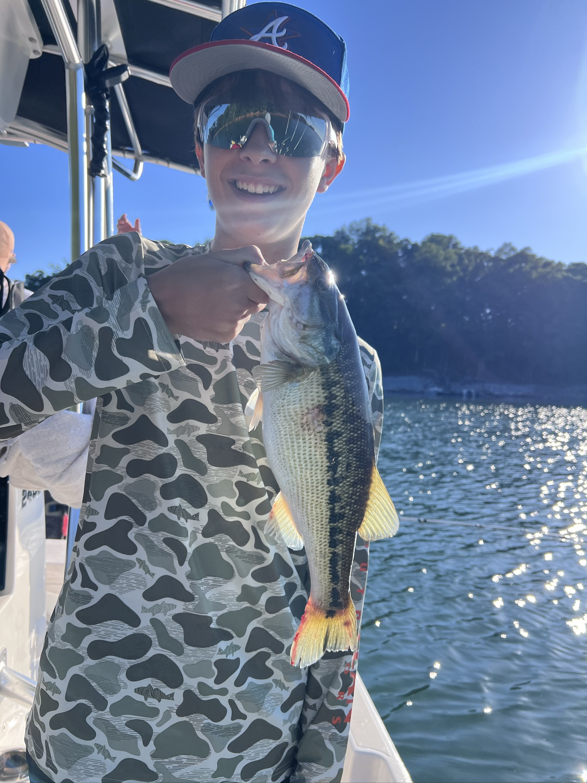 Striped Bass Action On Lake Lanier