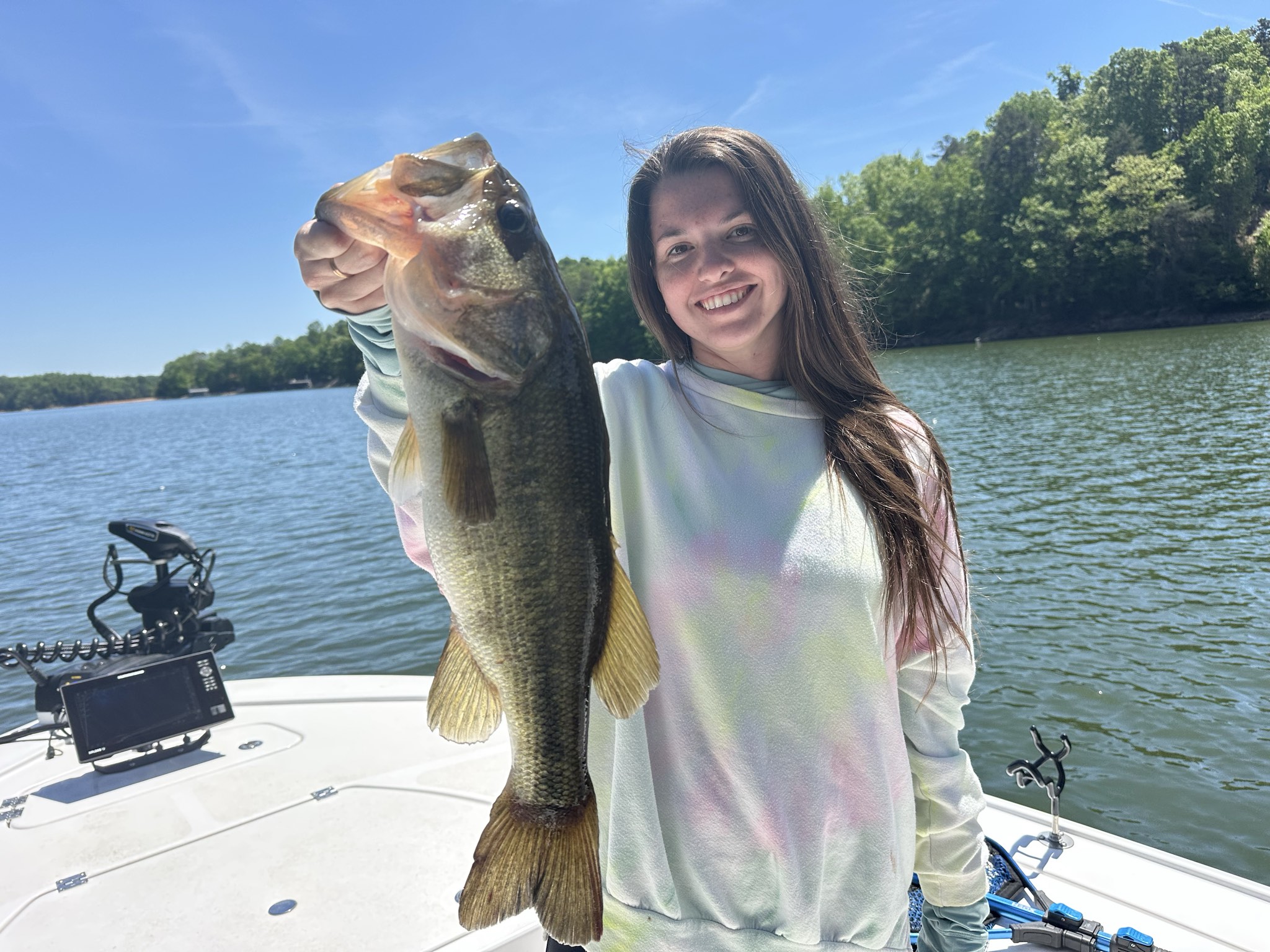 April Bass Action at Lake Lanier