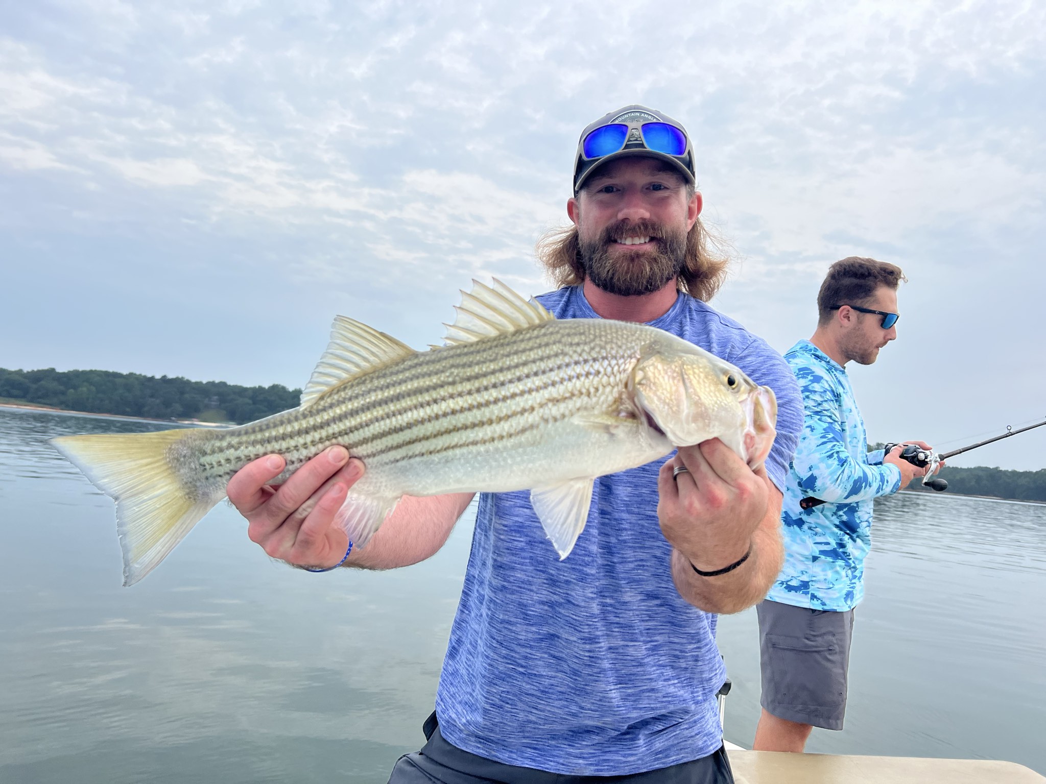 Striped Bass Action On Lake Lanier