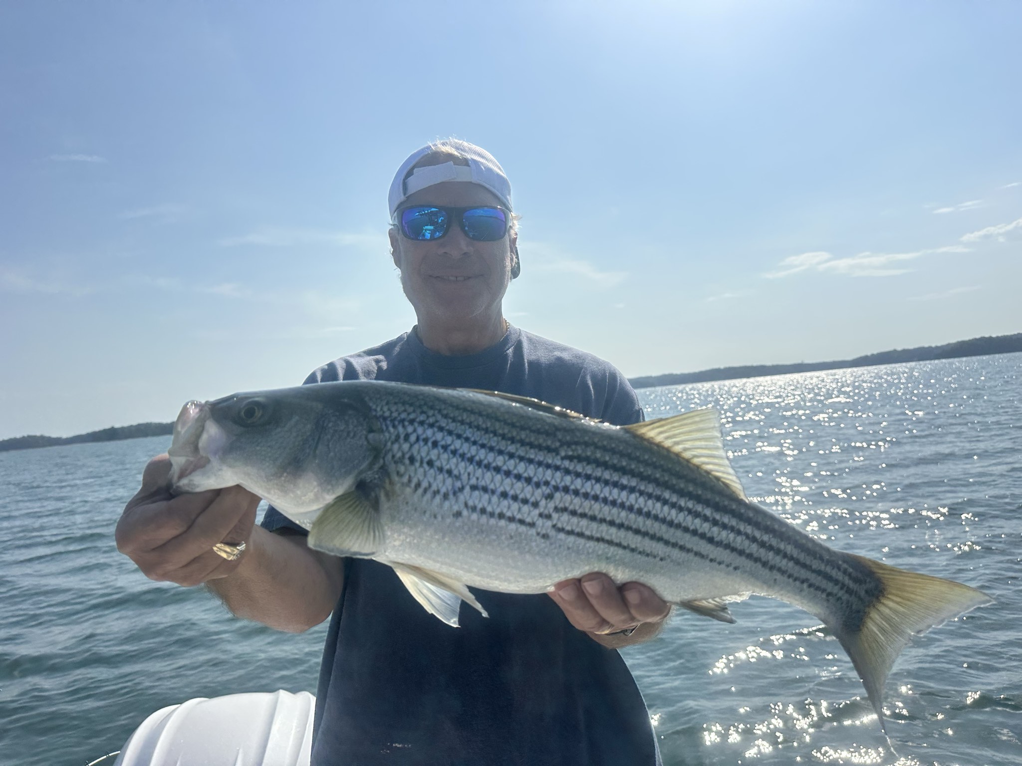 Striped Bass Bite Heats Up Lake Lanier