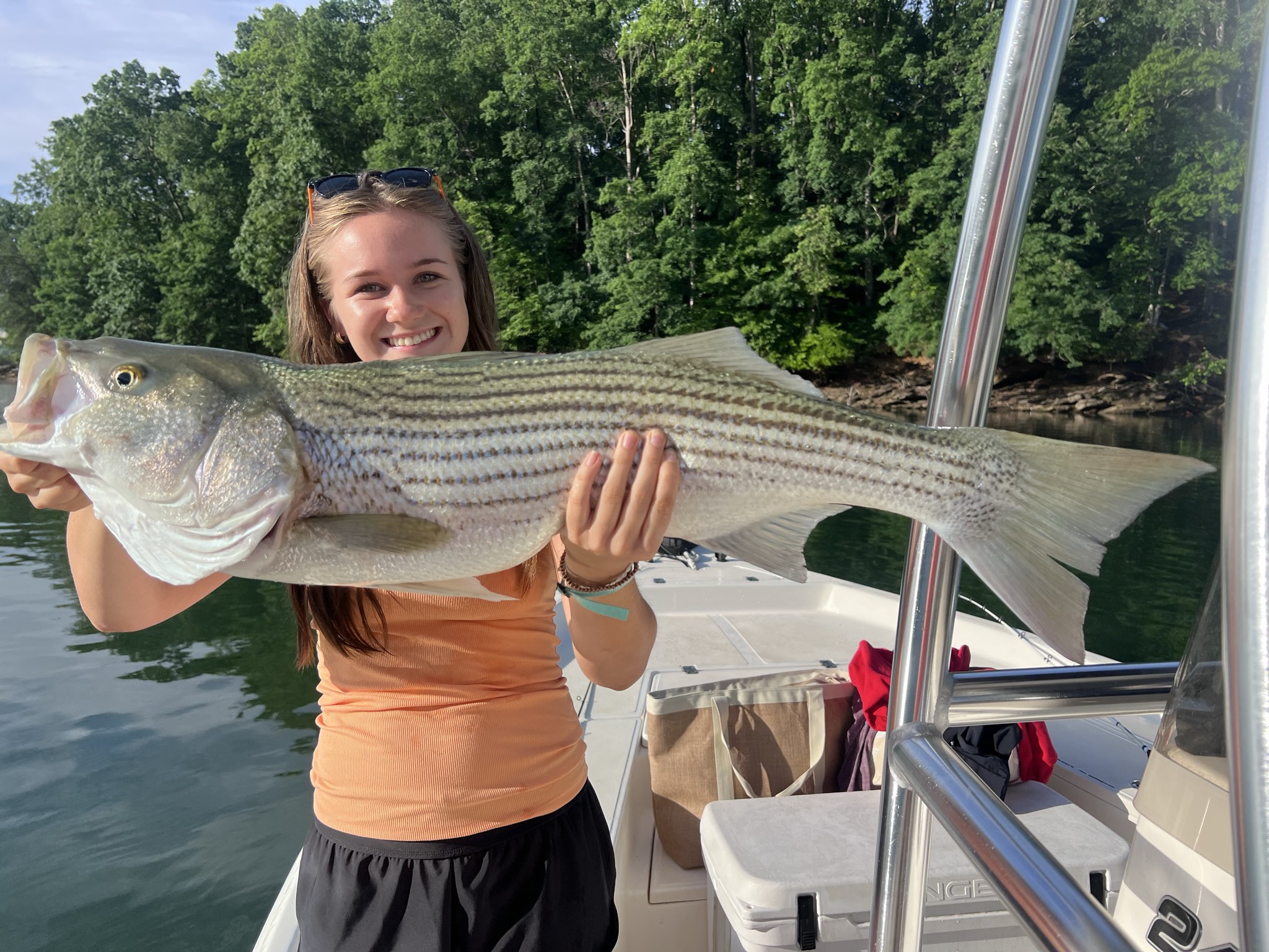 Striped Bass Family Fun On Lake Lanier